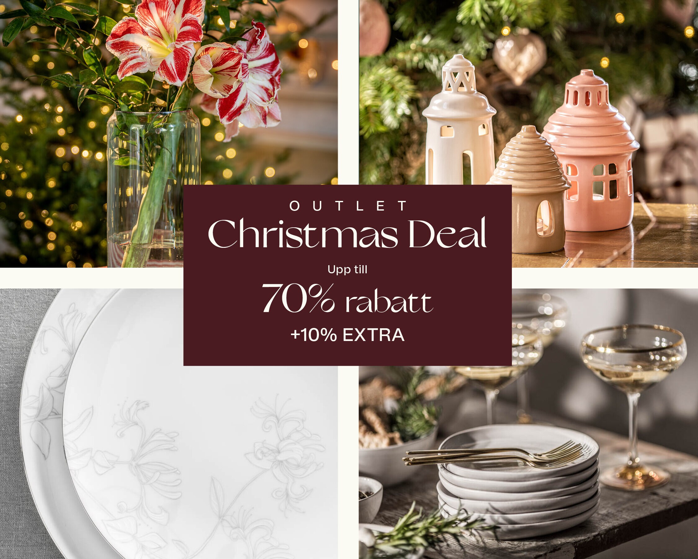 Dubbla rabatter i vår outlet!