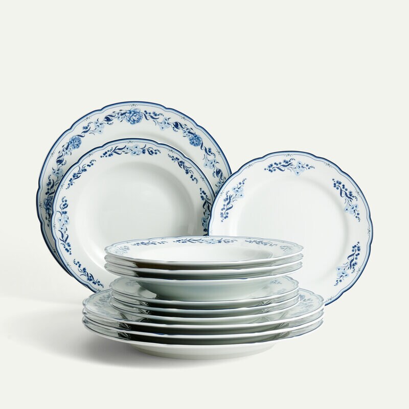 Aspvik Teller-Set 12-teilig Geschirr set Teller set