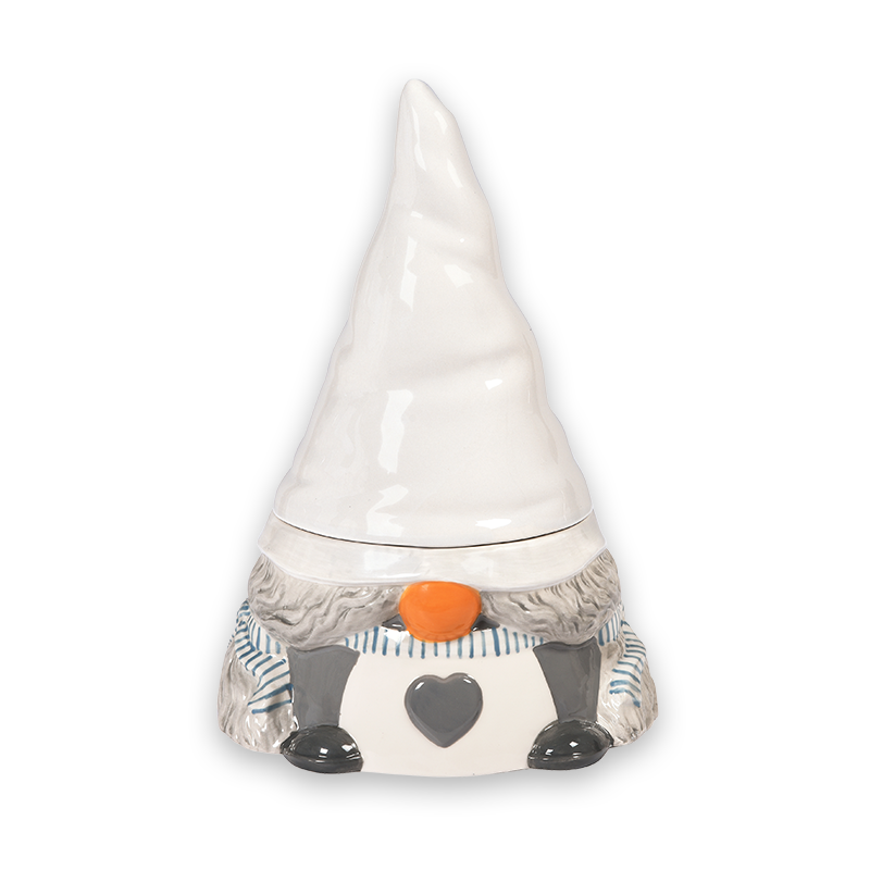 Weihnachtswichtel Weiße Keksdose 26 cm