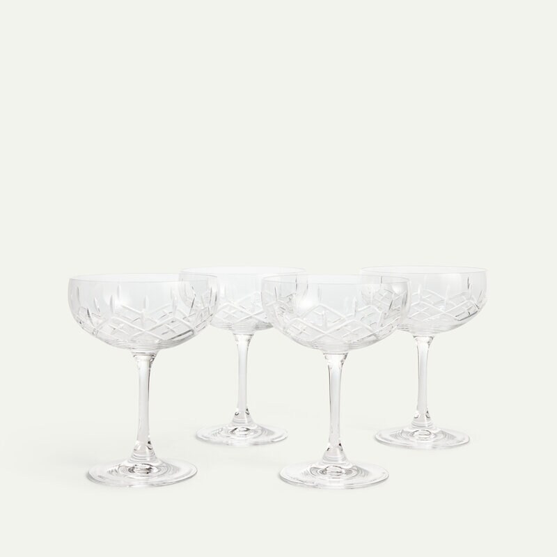 Crown Sektglas 32 cl 4er-Pack