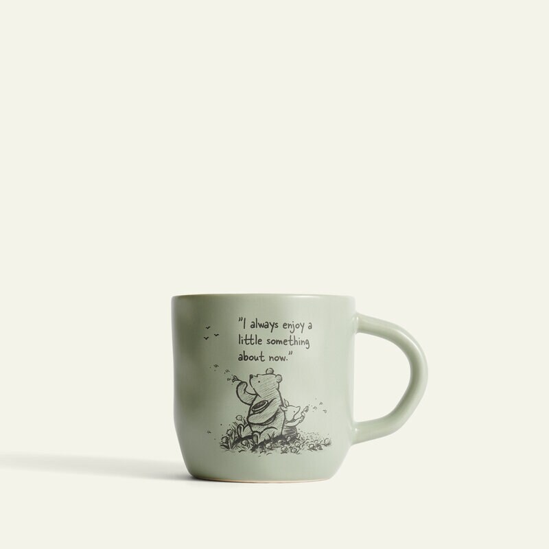 Nalle Puh mugg Now 30 cl, Grön