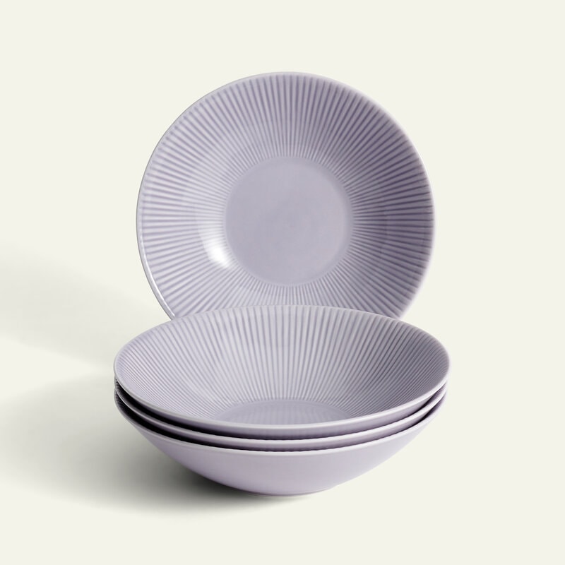 Nordic Dawn skål 19 cm 4-pk, Lyng