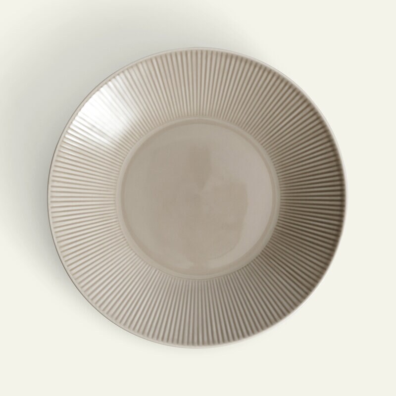 Nordic Dawn Tiefer Teller 25 cm, Borke