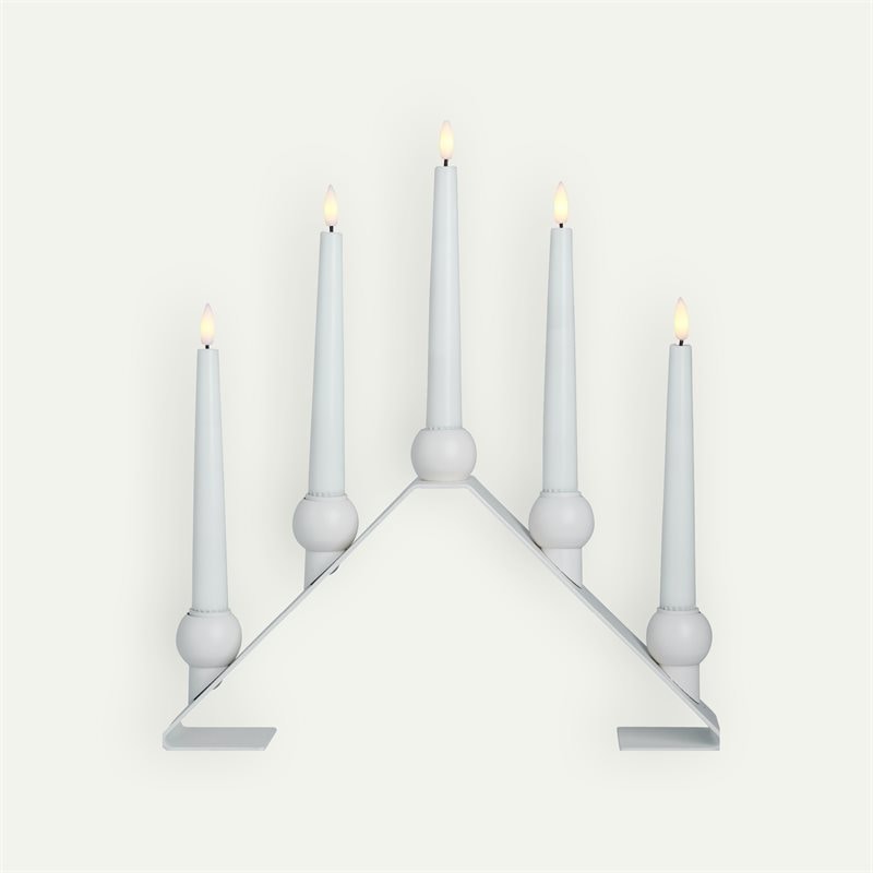 Watt & Veke Luna adventsljusstake 38 cm, White