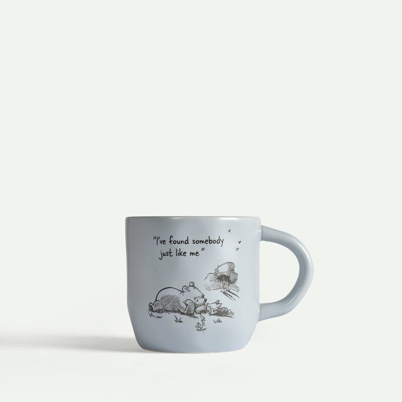 Winnie Puuh Tasse Found You 30 cl, Hellblau