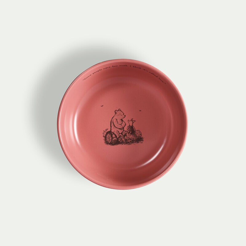 Winnie Puuh Schale Love 15 cm, Rot