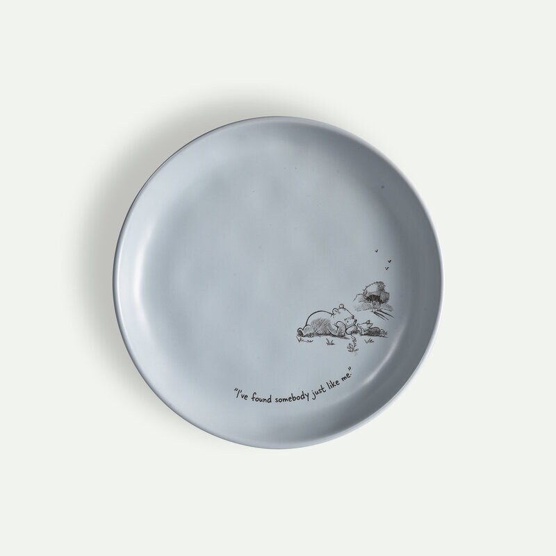Winnie Puuh Kuchenteller Found You 20 cm, Hellblau