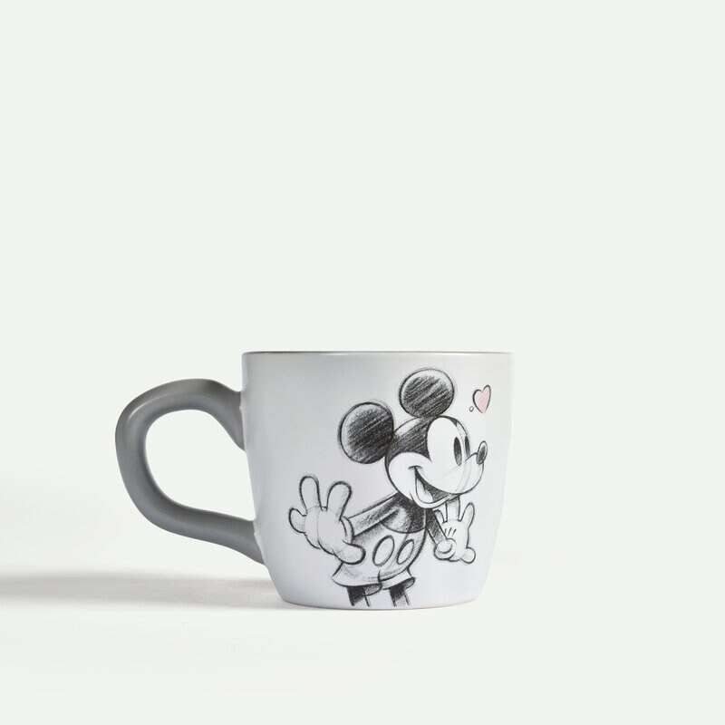 Mickey Mouse Love Tasse 30 cl, Grau