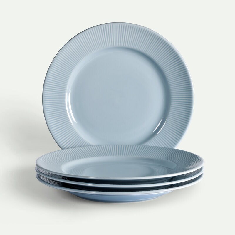 Nordic Dawn Teller 27 cm 4er-Pack, Himmel Speiseteller