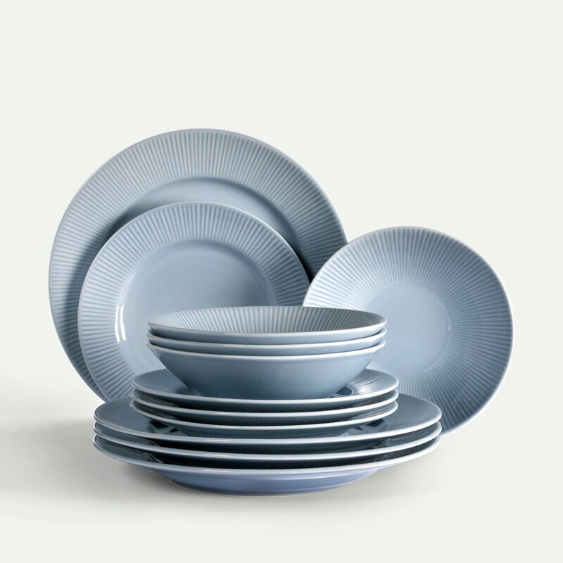 Nordic Dawn Teller-Set 12-teilig, Himmel Geschirr set Teller set