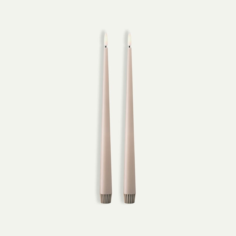 ester & erik LED-lys 30 cm 2-pak, Linen Grey