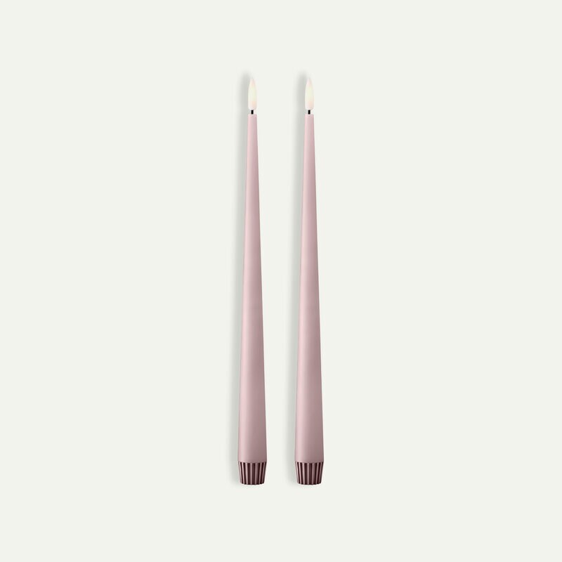 ester & erik LED-lys 30 cm 2-pak, Soft Rose