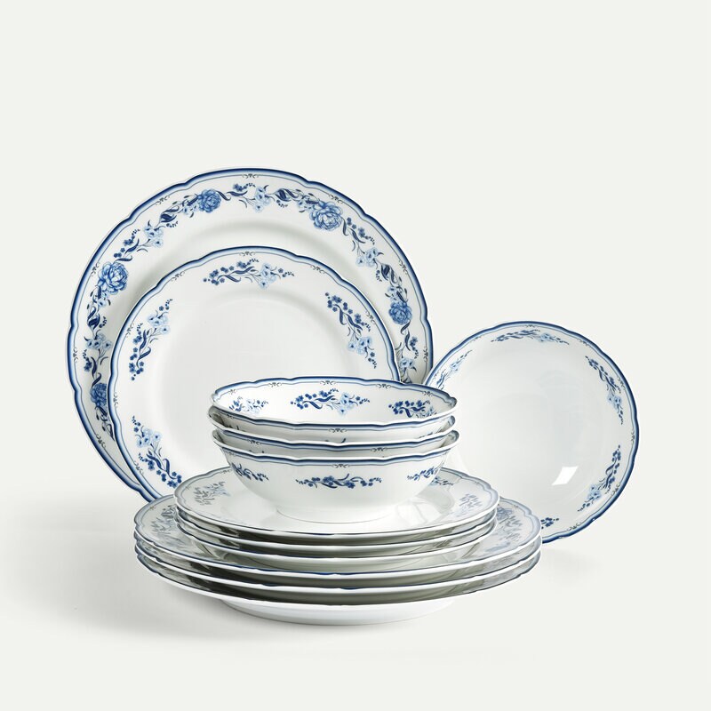 Aspvik Teller-Set 12-teilig Geschirr set Teller set