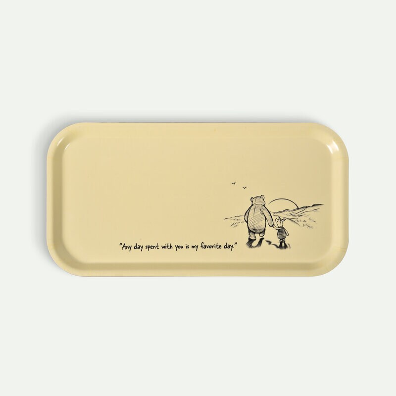 Winnie Puuh Tablett Favorite Day 43 x 22 cm, Gelb
