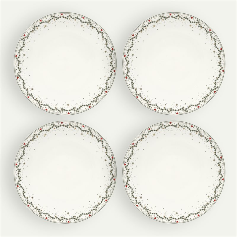 Weihnachtserinnerungen Teller 28 cm 4er-Pack, Tradition Speiseteller