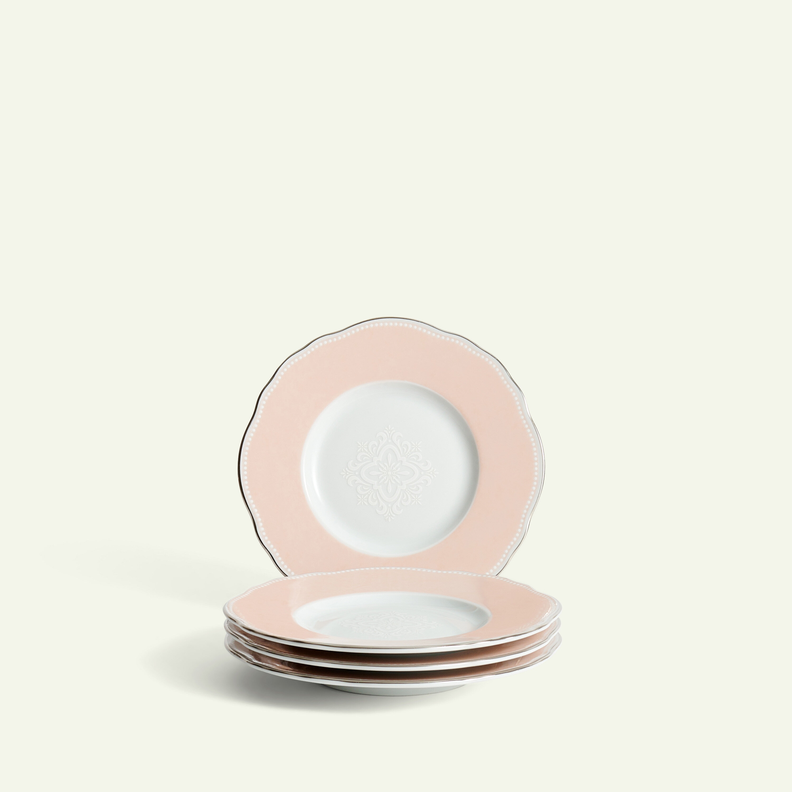 Moments Mingeltallrik rosa 15 cm 4-pack