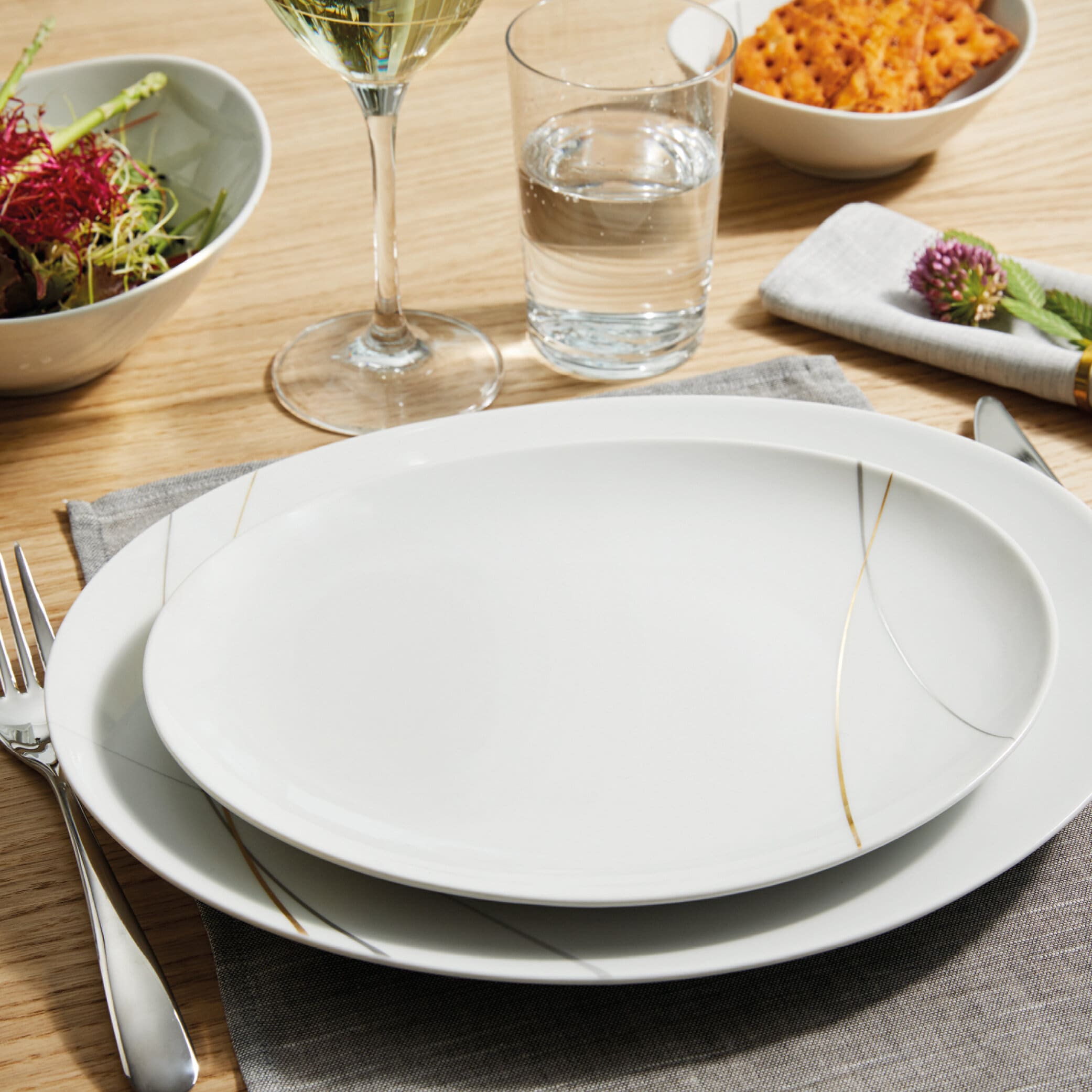 Sensation assiett 24 cm 4-pack