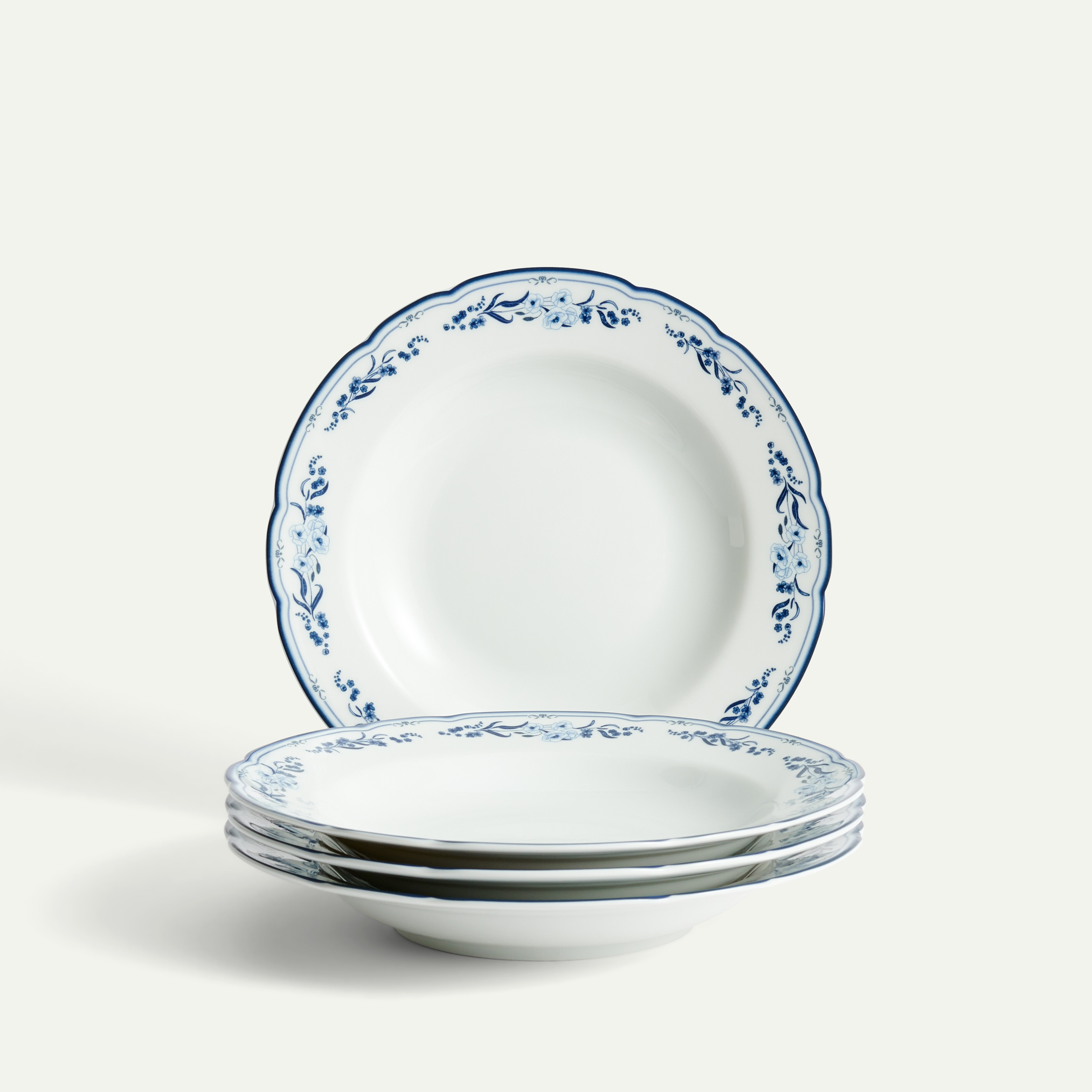 Aspvik djup tallrik 22 cm 4-pack