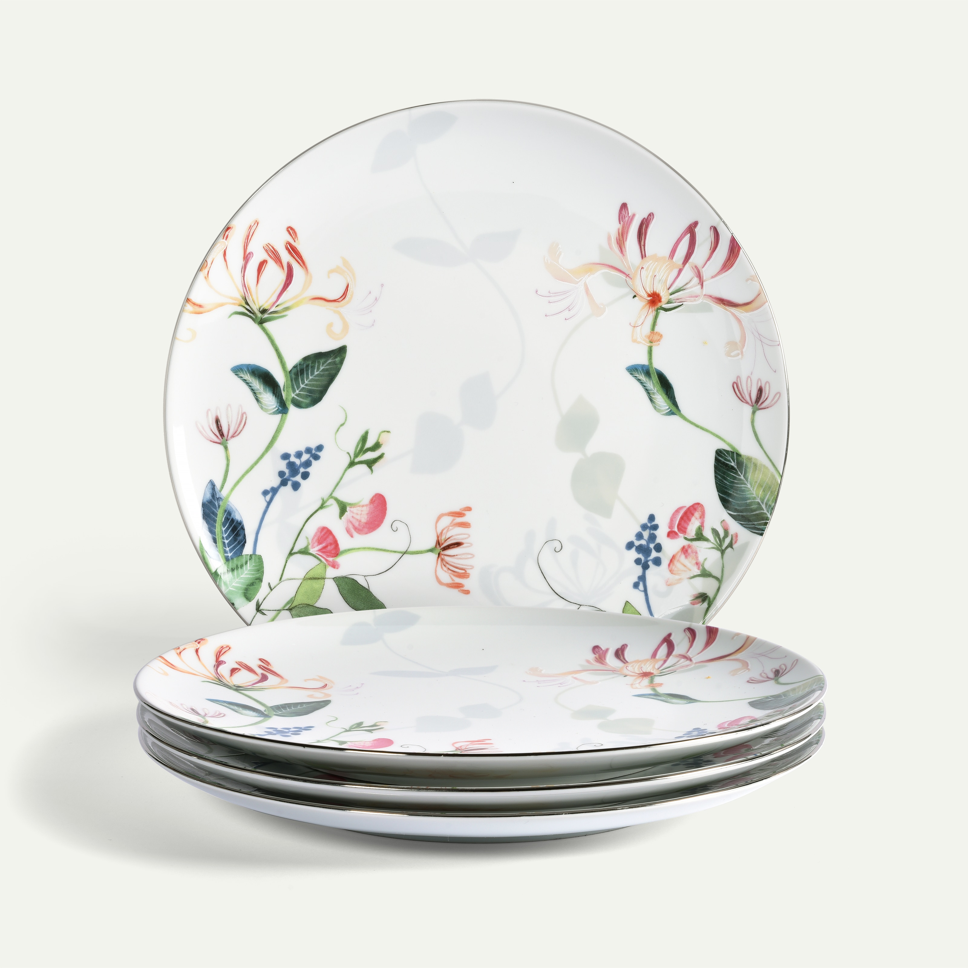 Kaprifol tallrik 27 cm 4-pack Mattallrik