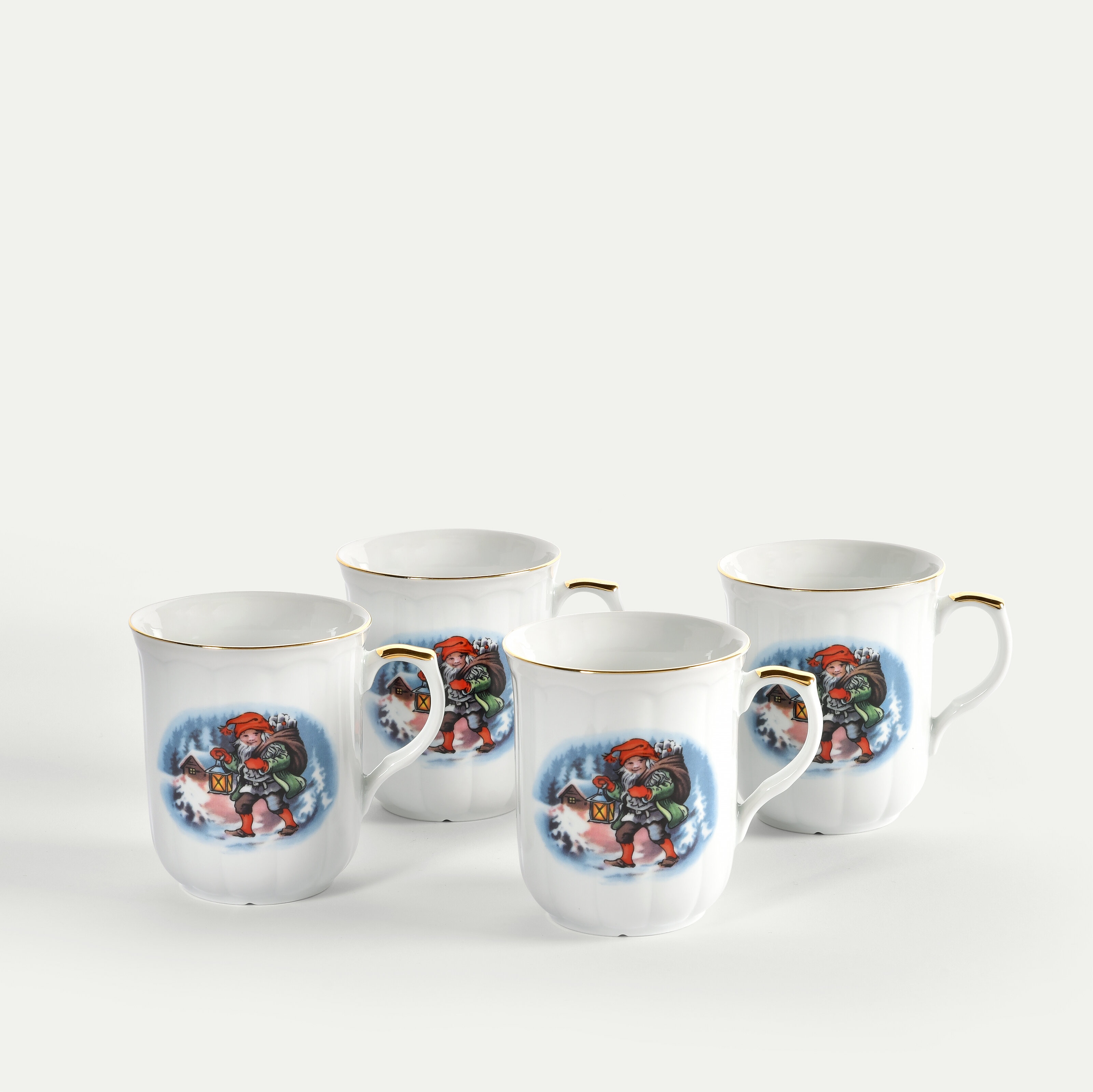 Gammaldags Jul mugg 28 cl 4-pack