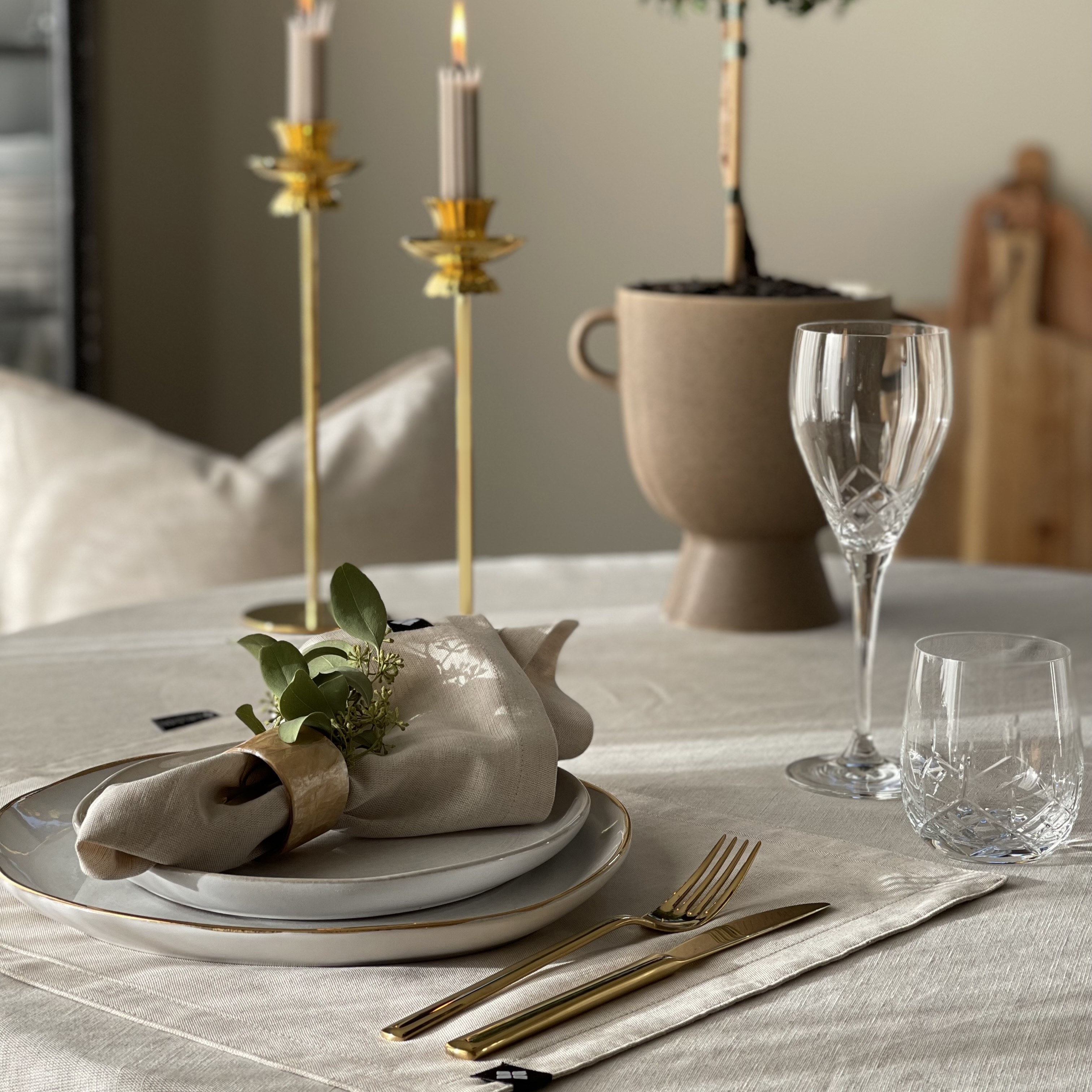 Breath of Nature Platzset 45 x 35 cm 4er-Pack, Nordic Sand