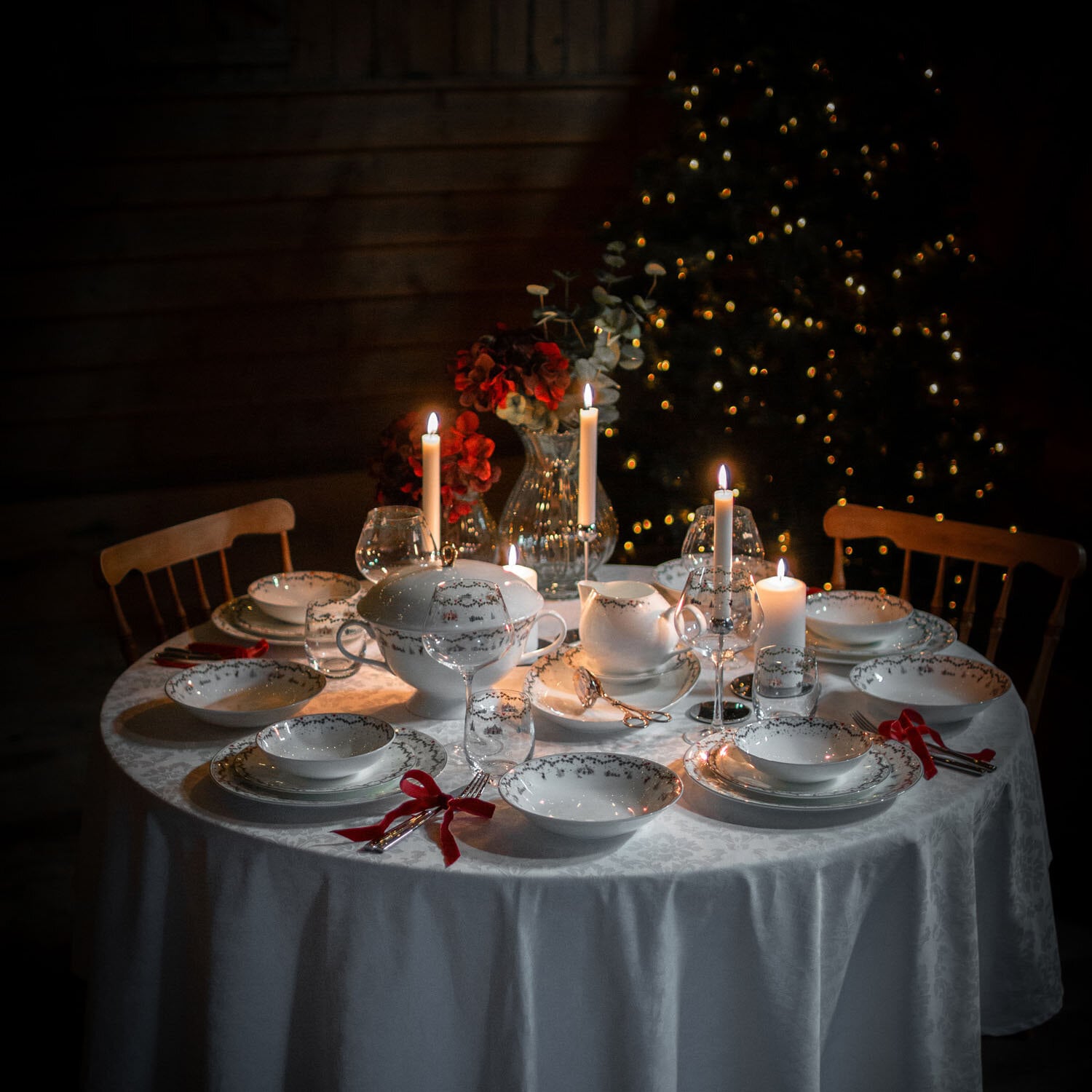 Christmas Memories Plate 28 cm, 4-pack, Memories