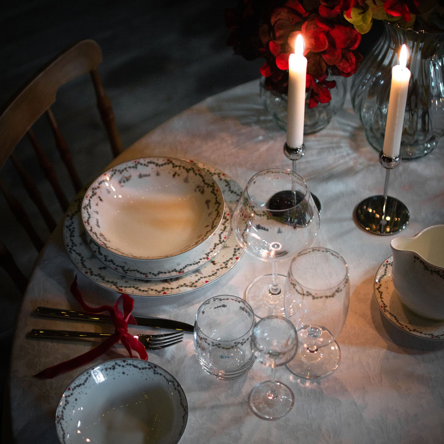 Christmas Memories Plate 28 cm, 4-pack, Memories