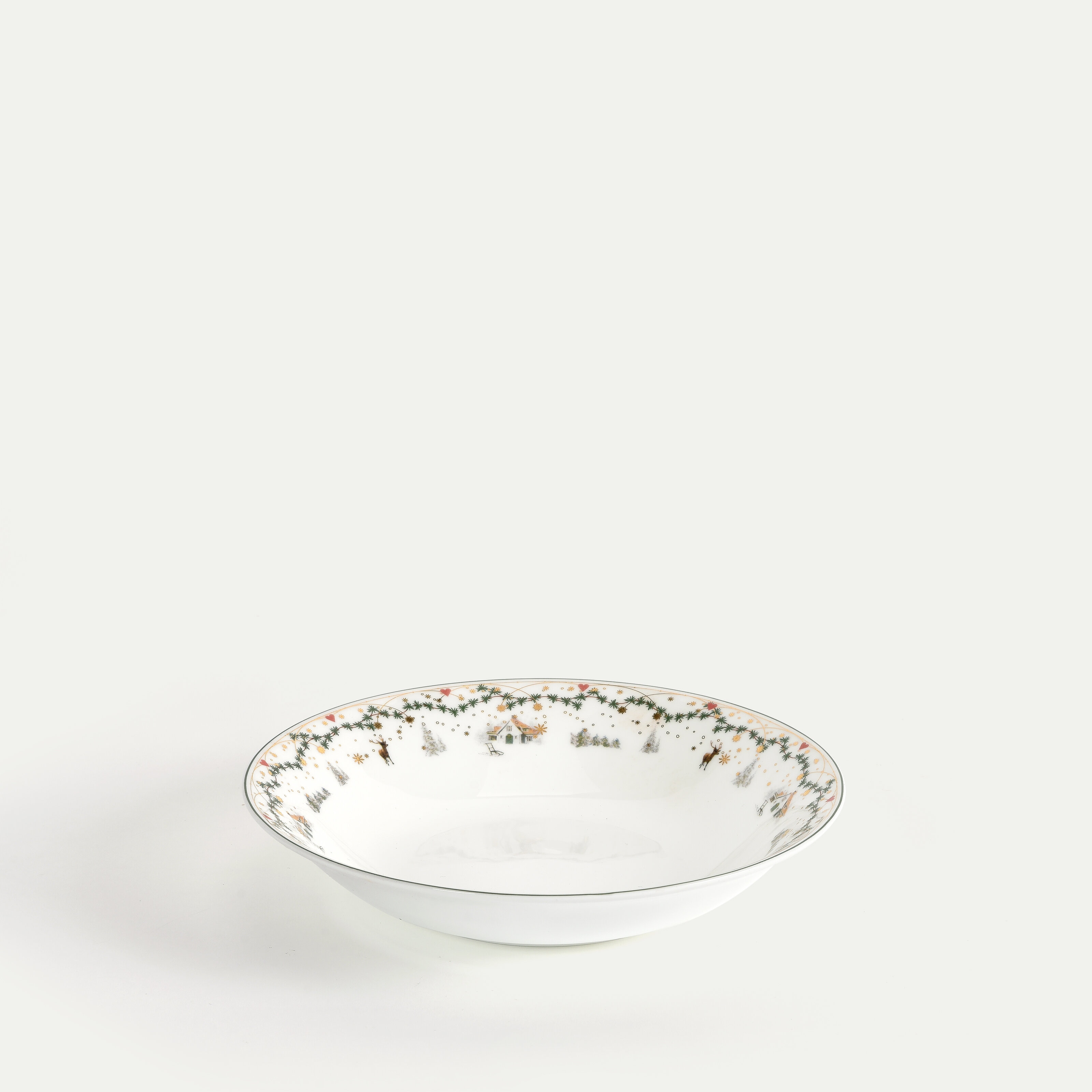 Christmas Memories Deep Plate, 20 cm, 4-pack, Memories