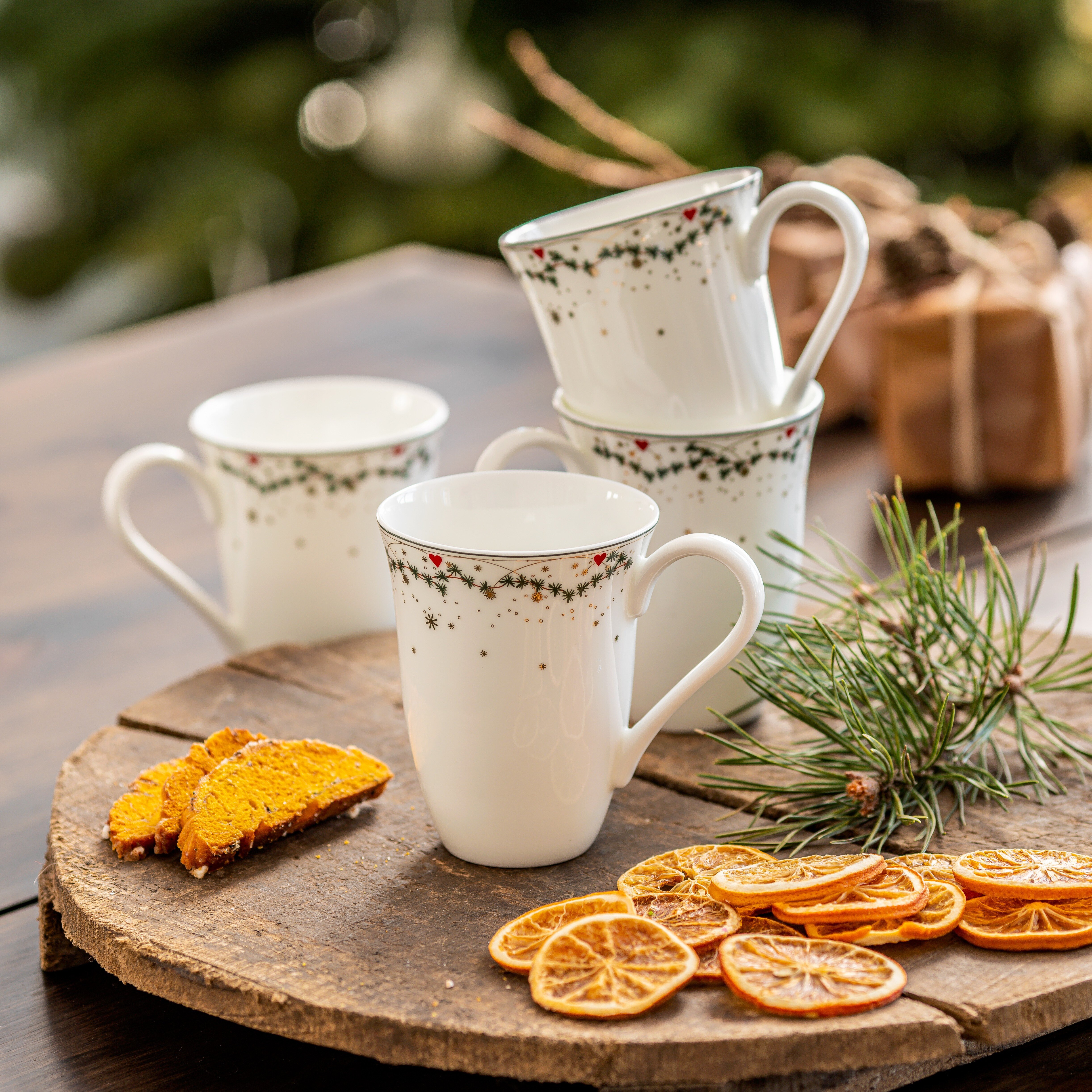 Christmas Memories Mug 30 cl, 4-pack, Tradition