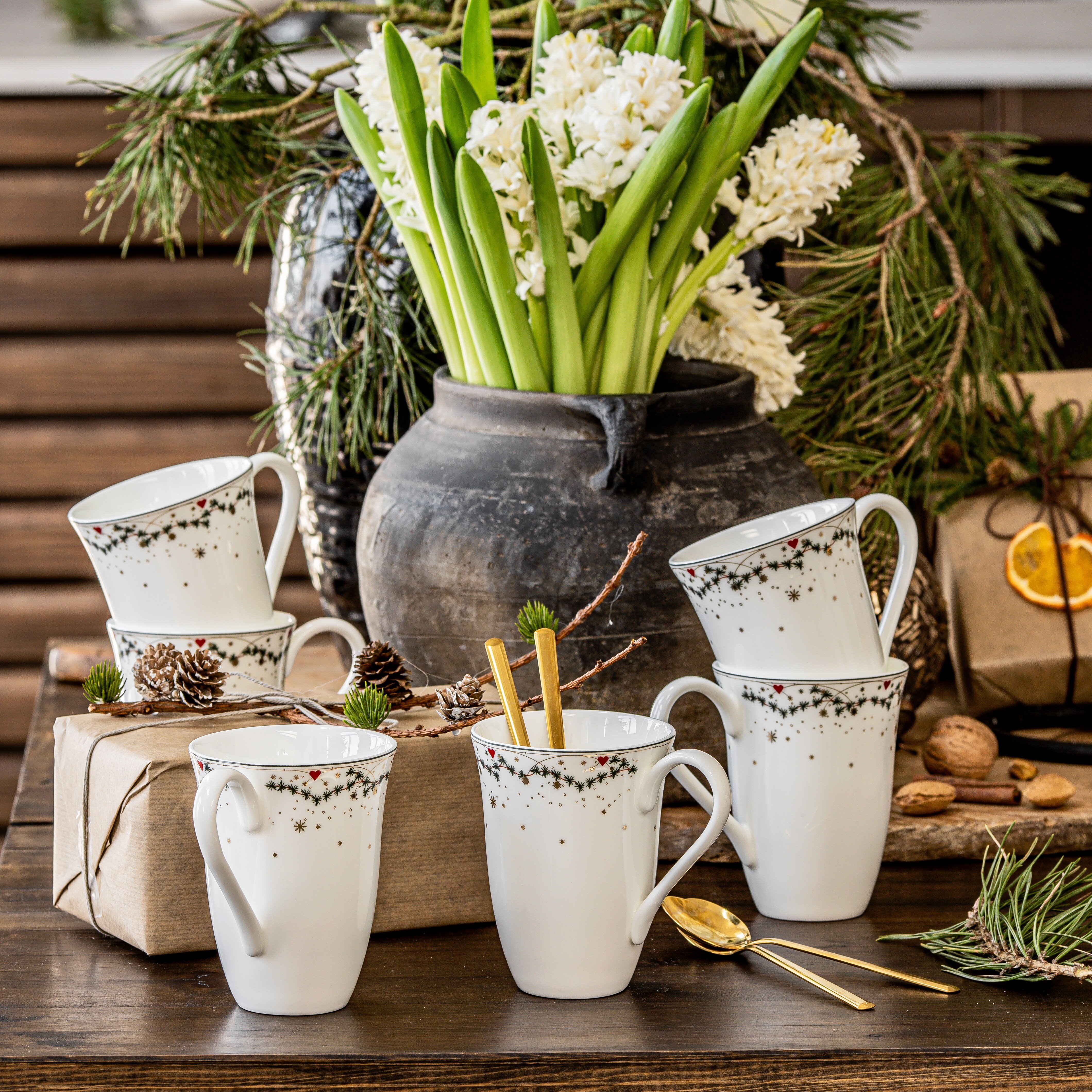 Christmas Memories Mug 30 cl, 4-pack, Tradition