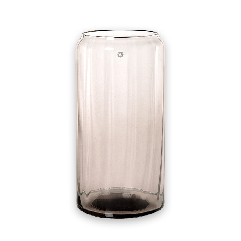 Lace vas 25 cm, ostrongrå