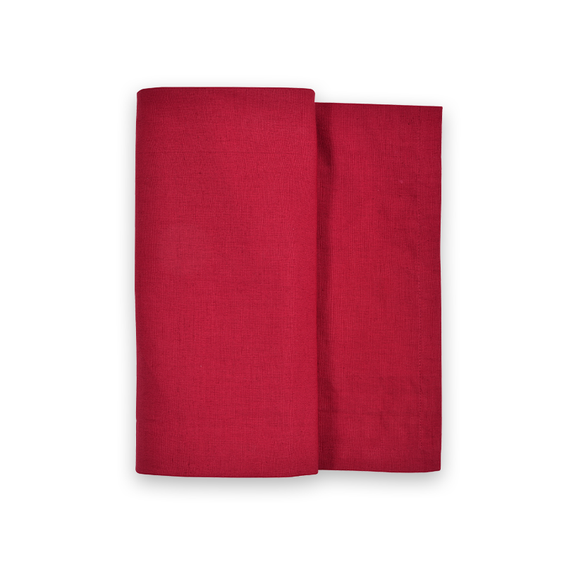 Breath of Nature duk - Ruby red 145 x 250 cm