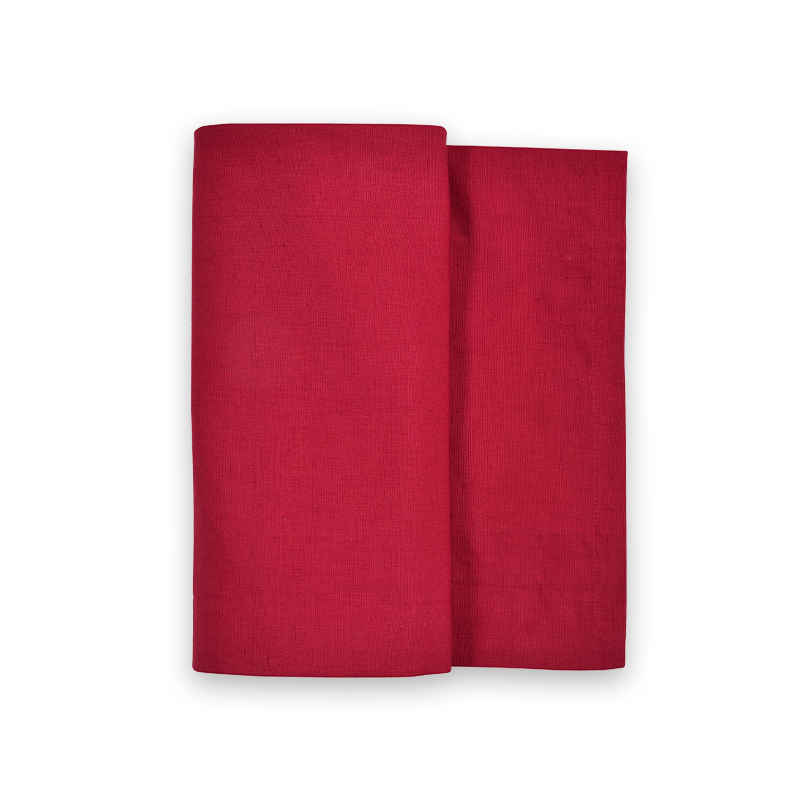 Breath of Nature duk - Ruby red 145 x 320 cm