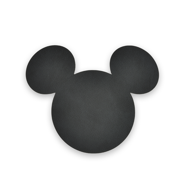 Disney Mickey Mouse glassbrikker antrasitt, 4-pk