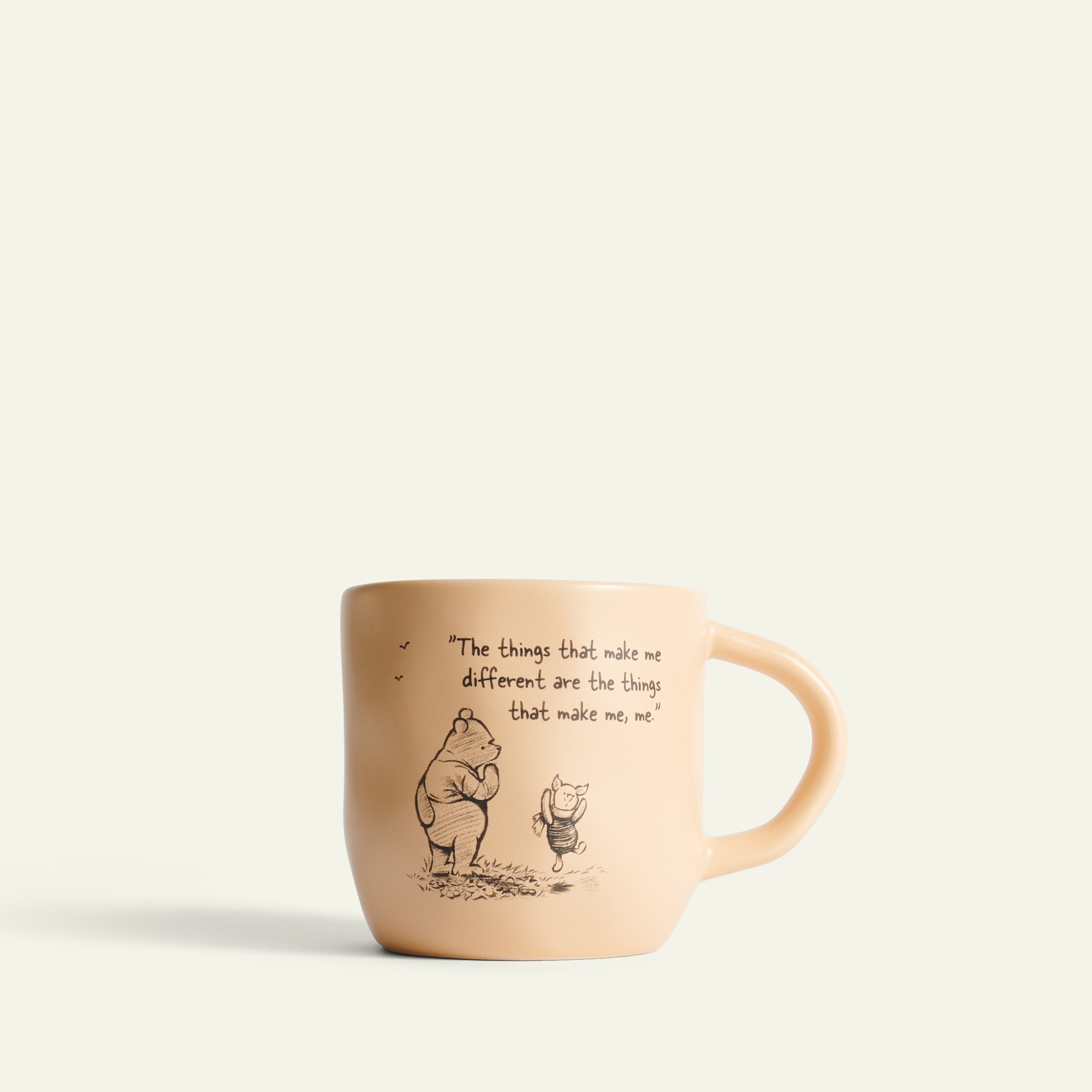 Nalle Puh mugg Me 30 cl, Aprikos