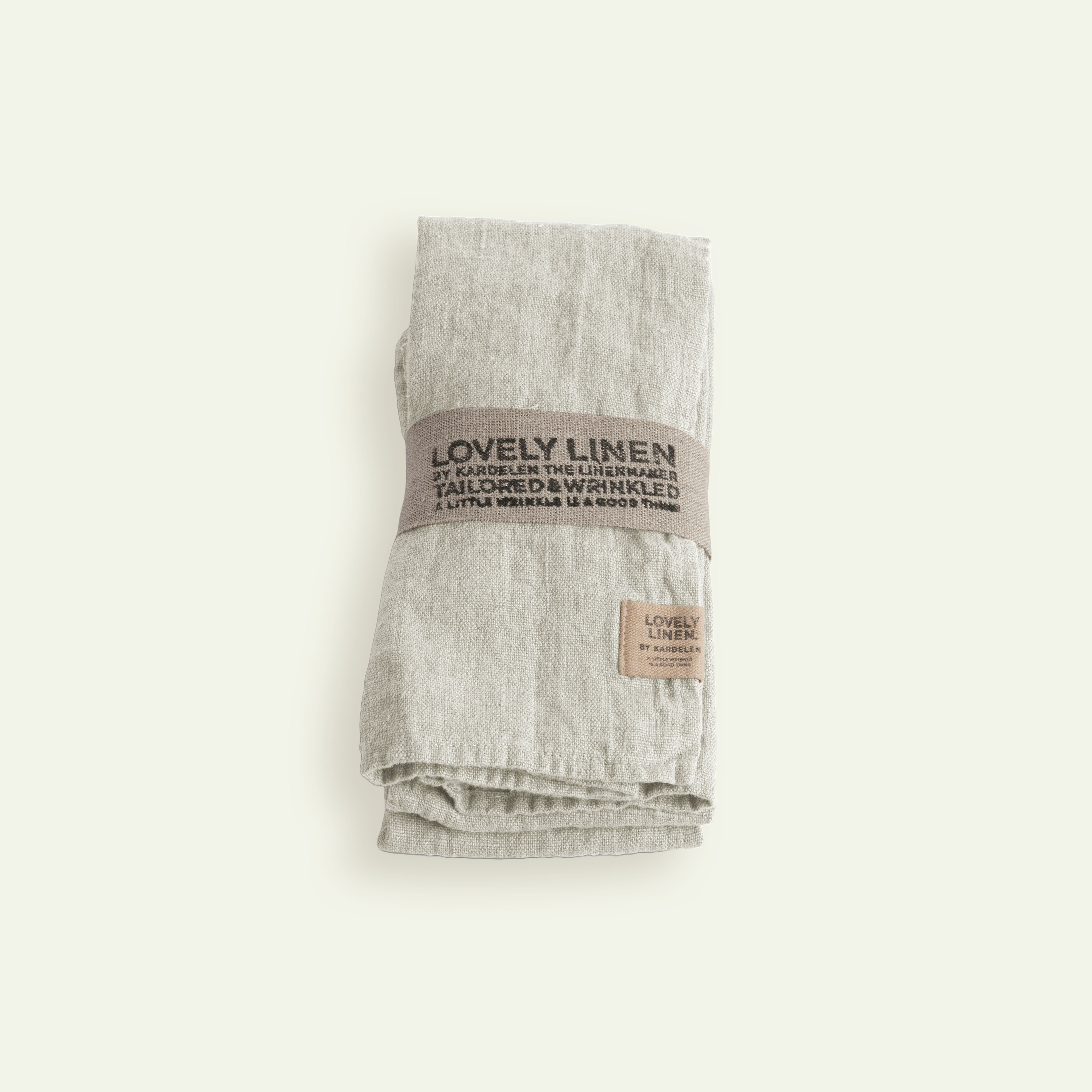 Lovely Linen Lovely serviett 45 x 45 cm 4-pk, Light Grey