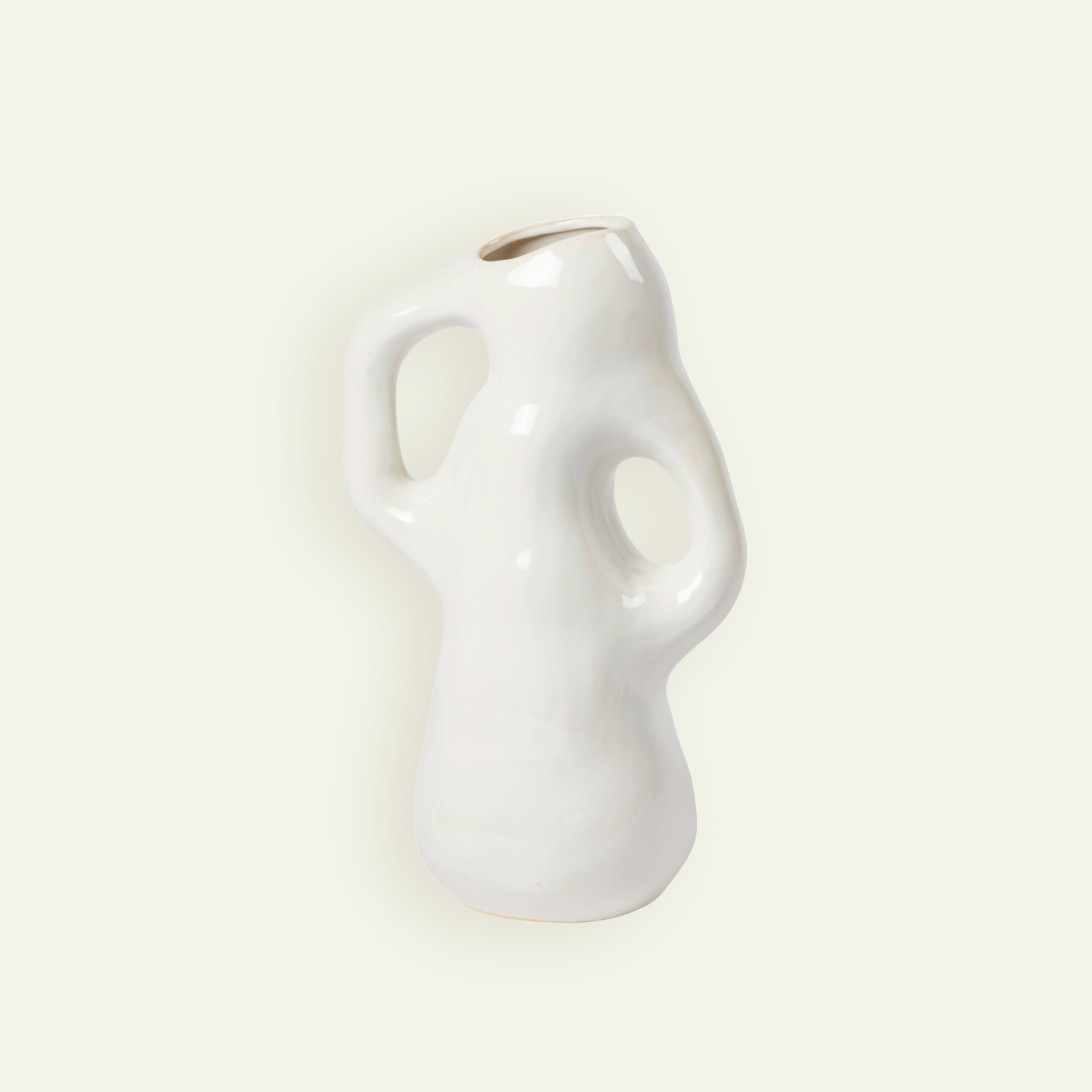 Broste Copenhagen Isolde vase 21 x 35 cm, Hvit