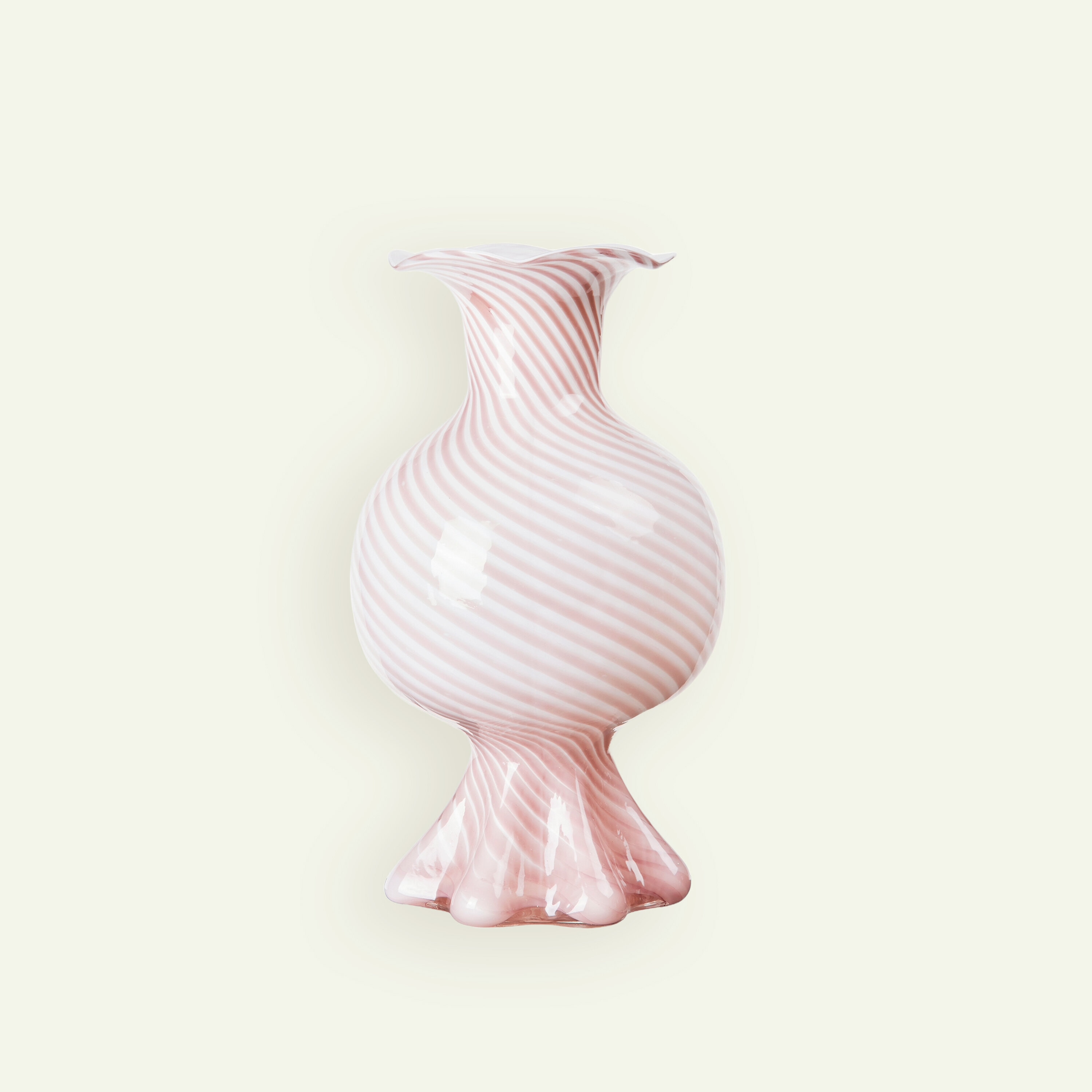 Broste Copenhagen Mella vase 17,5 x 30 cm, Fairy Pink