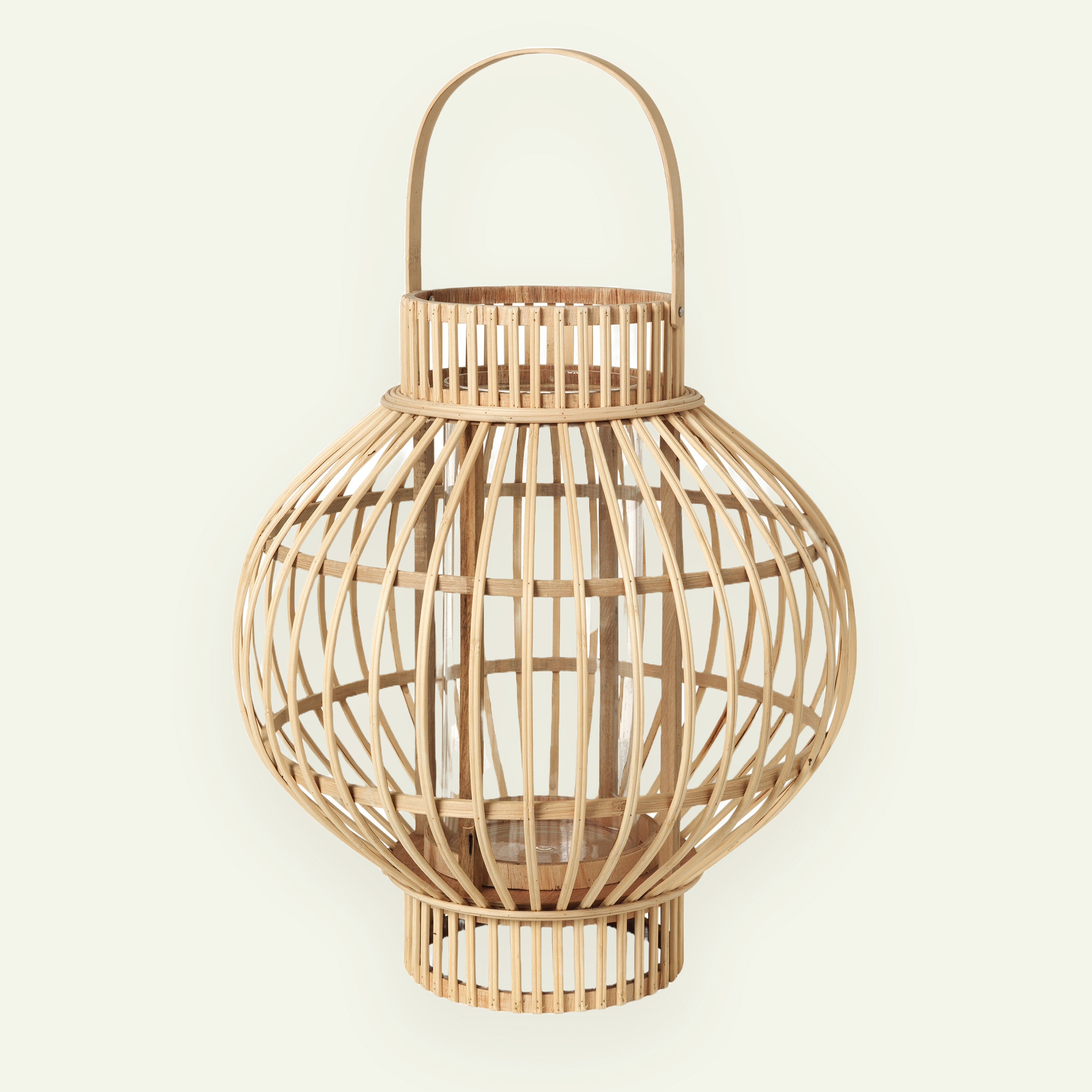 Broste Copenhagen Globus ljuslykta 36 cm, Natural