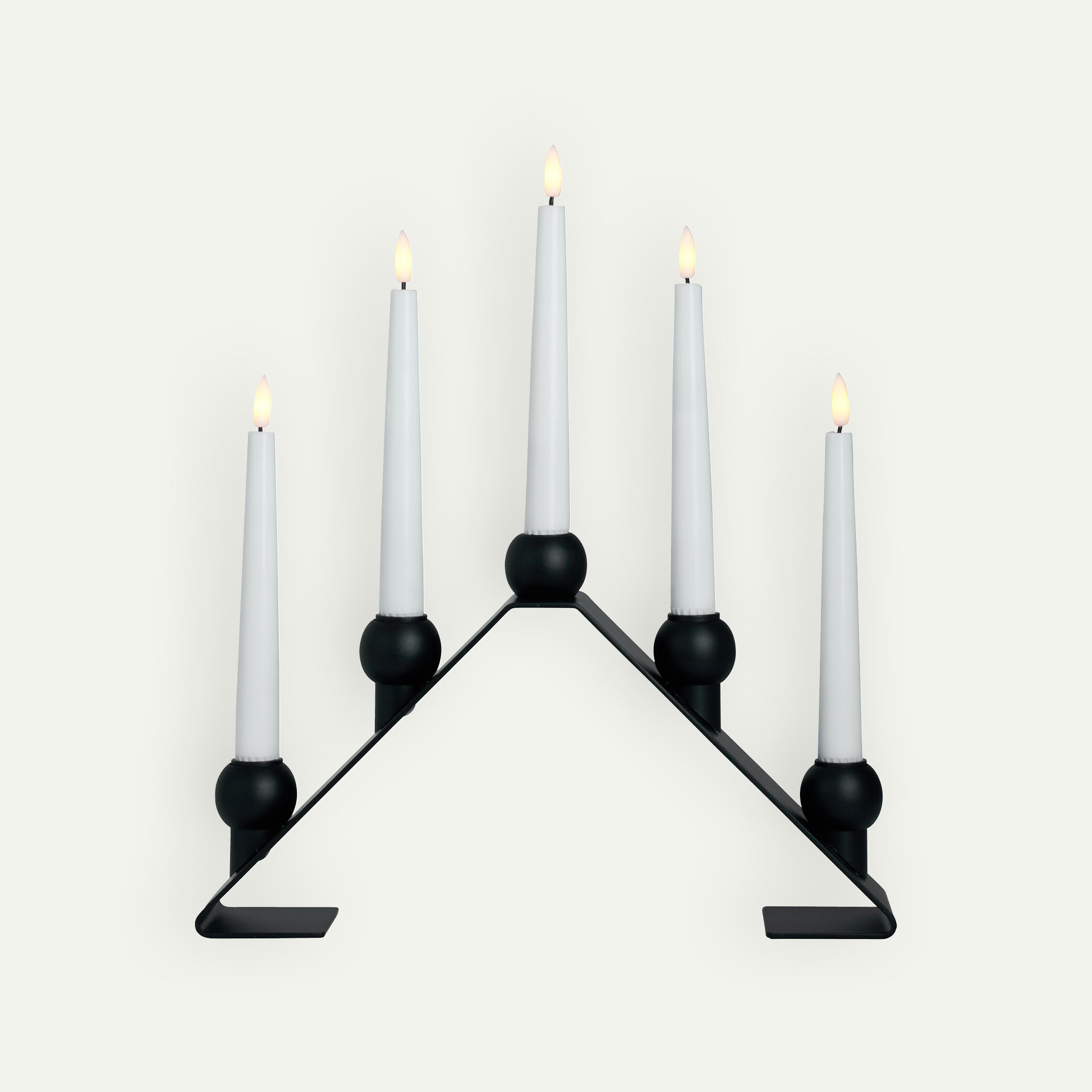 Watt & Veke Luna adventsljusstake 38 cm, Black
