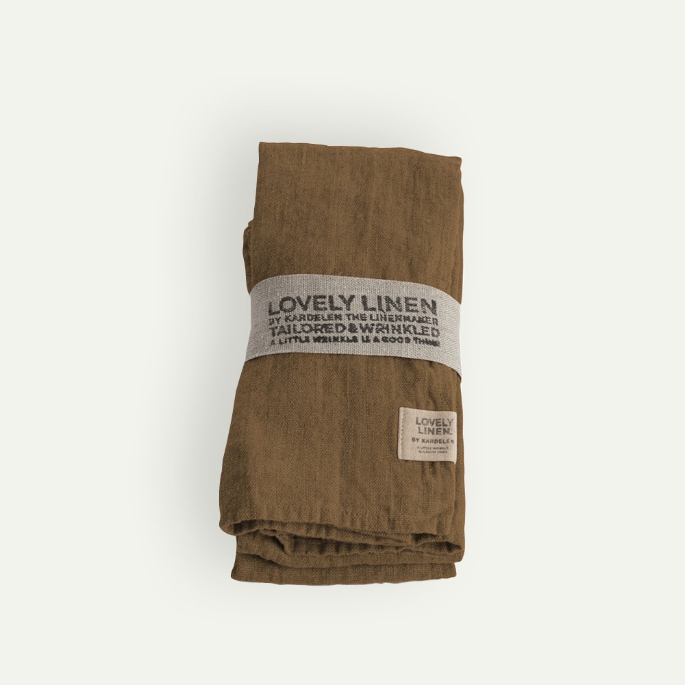Lovely Linen Lovely serviett 45 x 45 cm 4-pk, Almond