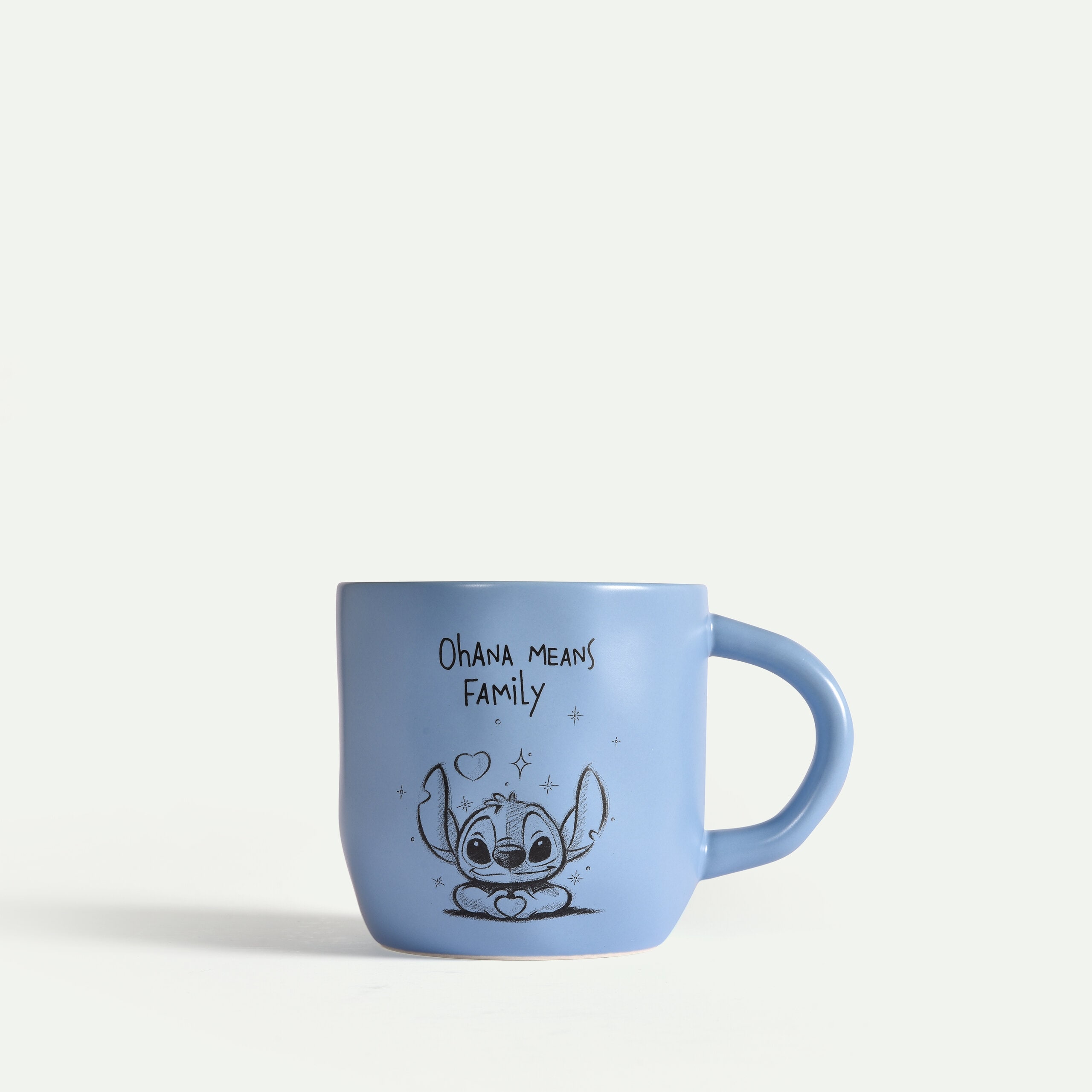 Stitch mugg Ohana 30 cl, Blå