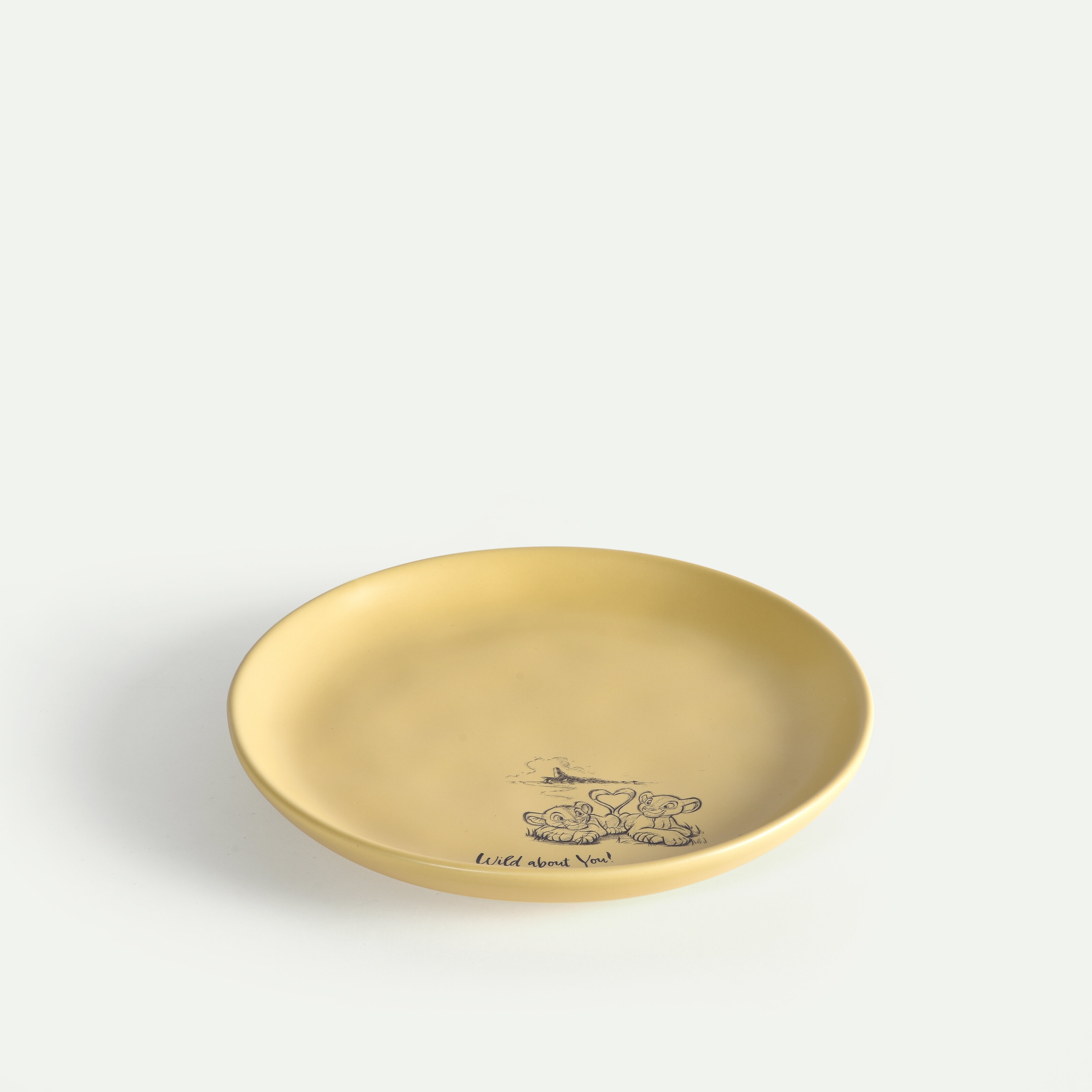 ﻿Leijonakuningas alkuruokalautanen Wild 20 cm , Auringonkeltainen