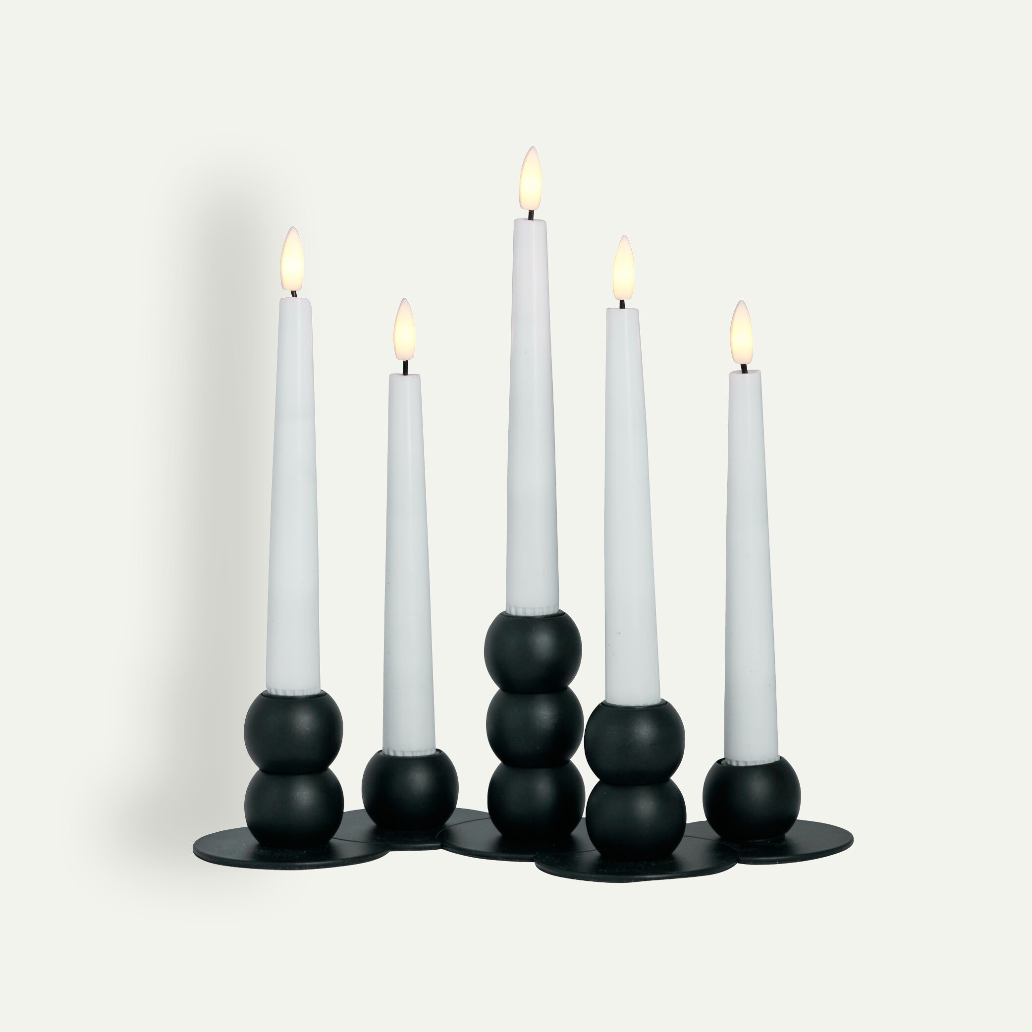 Watt & Veke LYKKE ljusstake 28 cm, Black