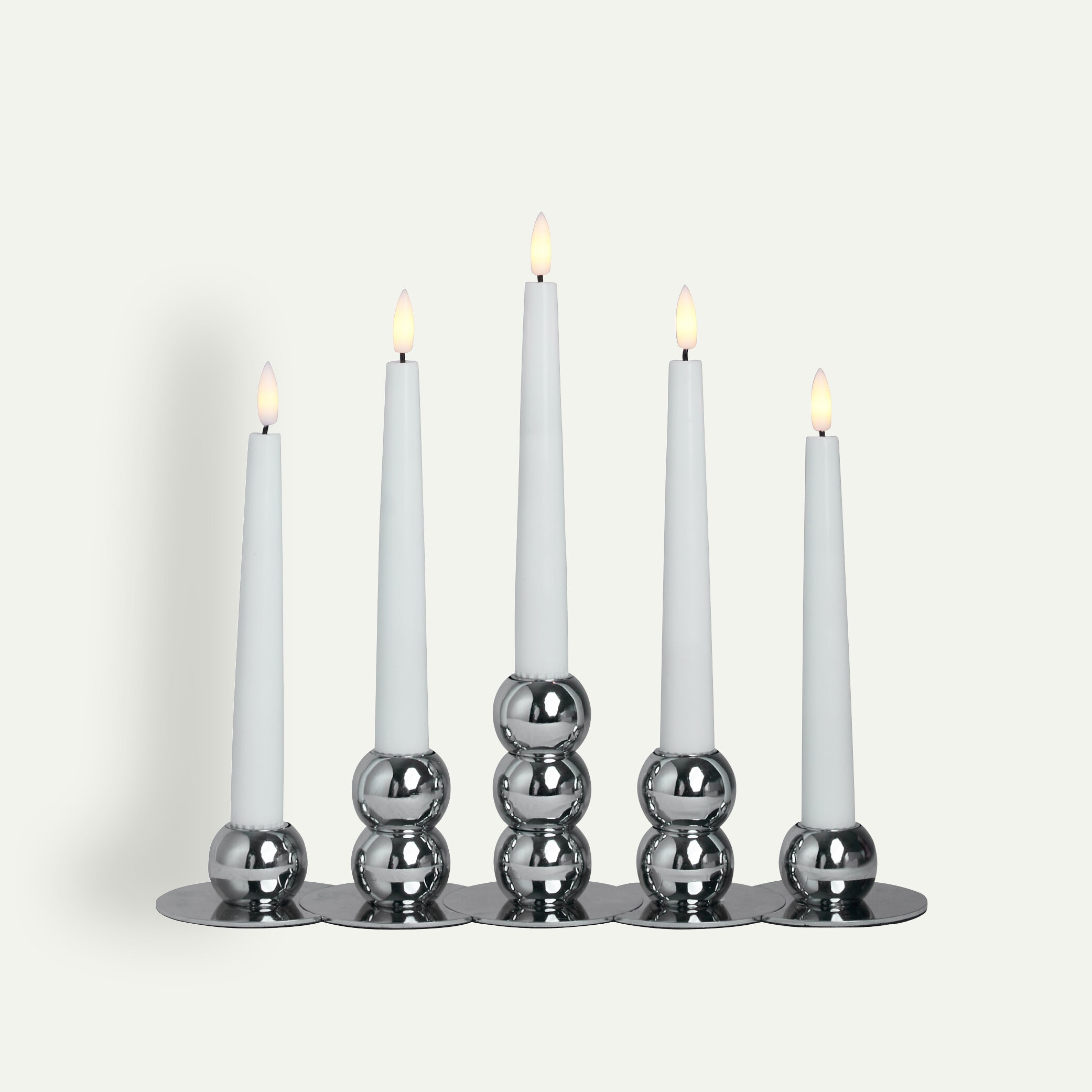 Watt & Veke LYKKE ljusstake 28 cm, Chrome