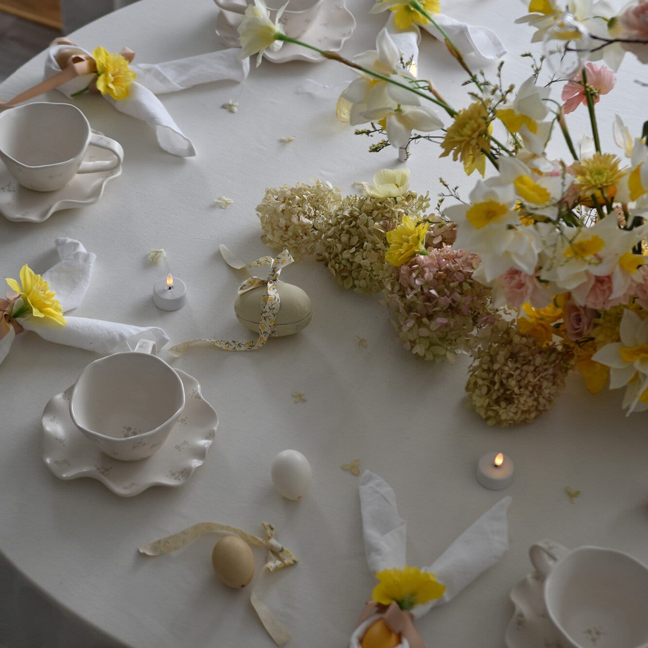 Lilja set mugg 40 cl assiett 19 cm 2 -pack