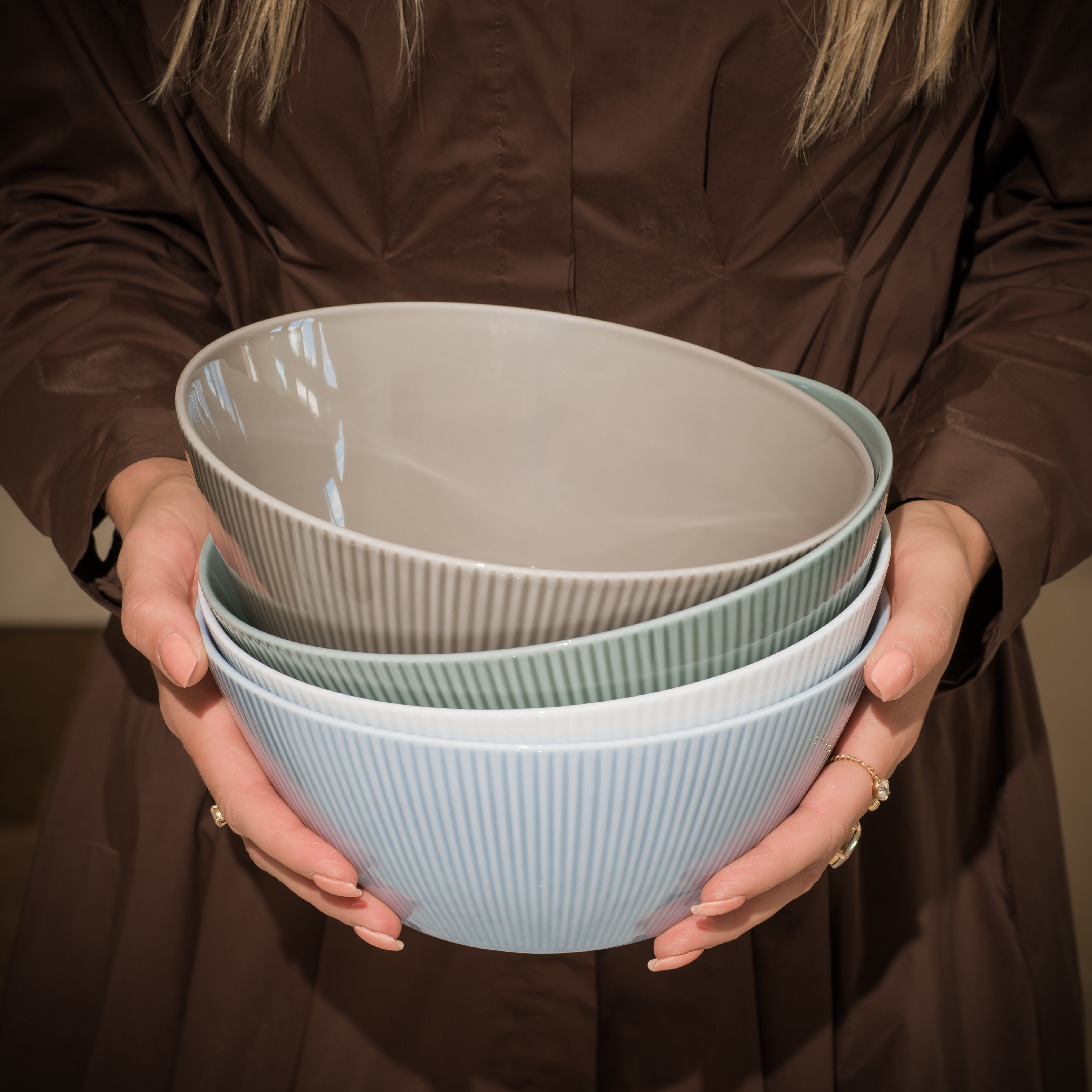 Nordic Dawn skål 23 cm, Glimt
