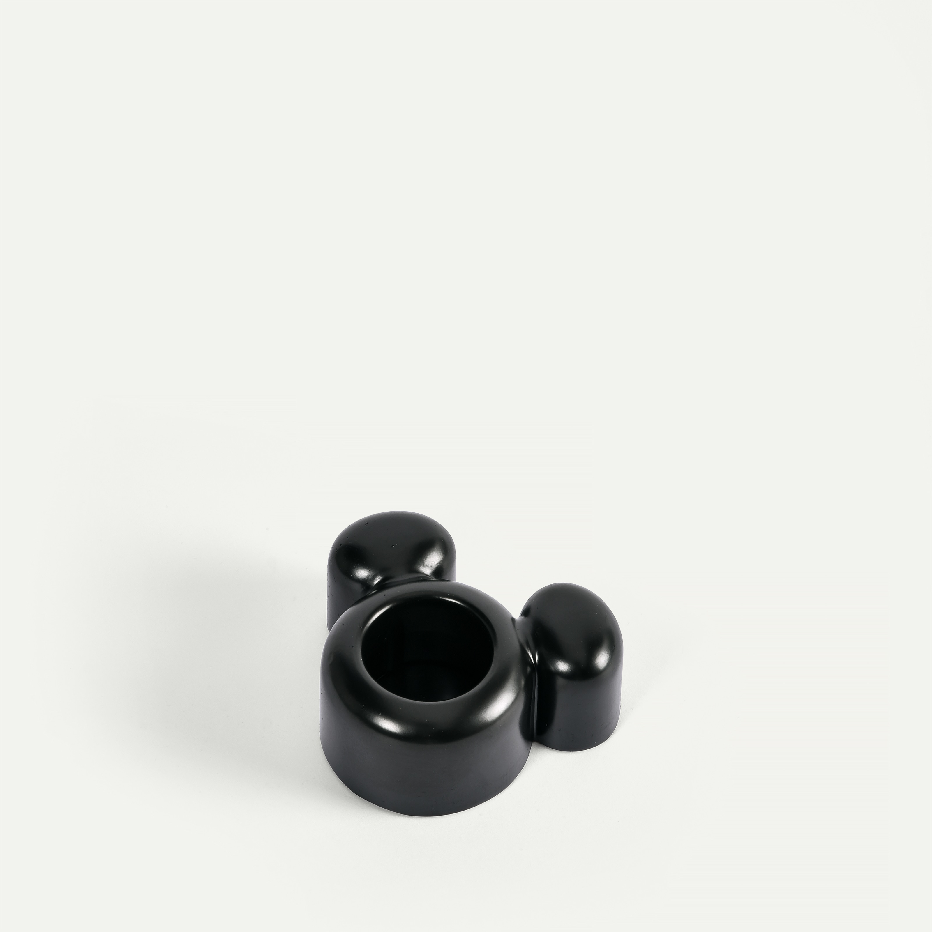 Mickey Mouse ljusstake 6 x 2 cm, Svart