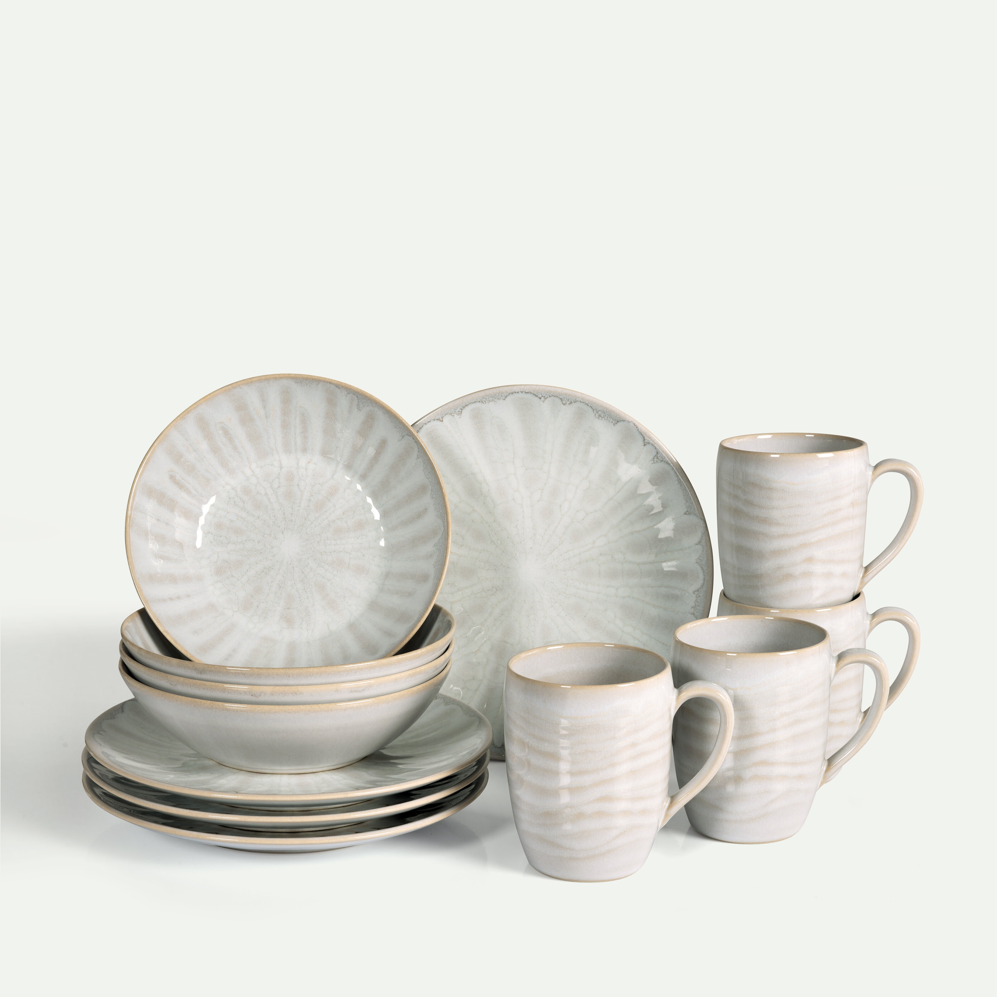 Terra Fiore frukost- och kaffeset 12 delar, 4 pers