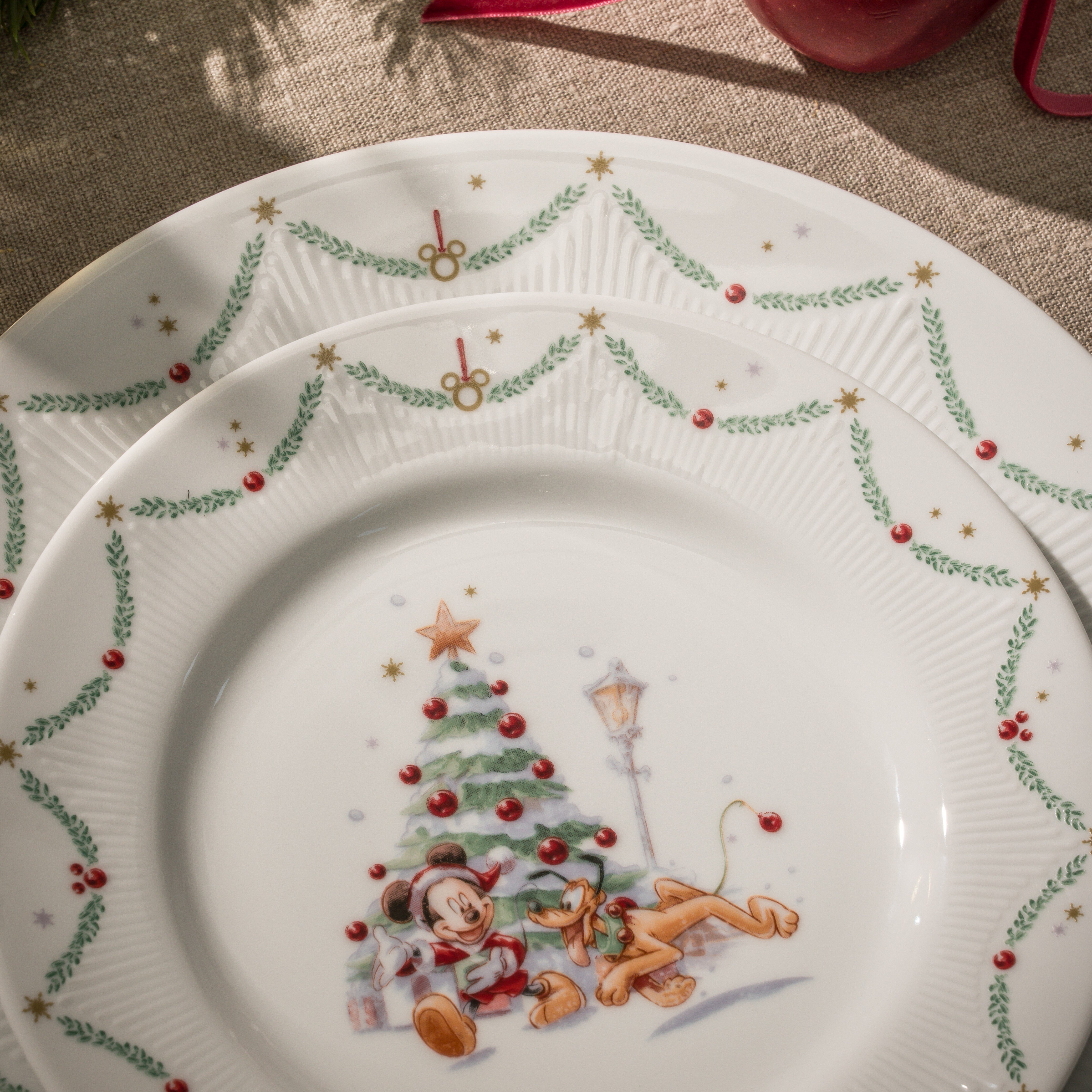 Disney Joulu alkuruokalautanen 21 cm 4 kpl
